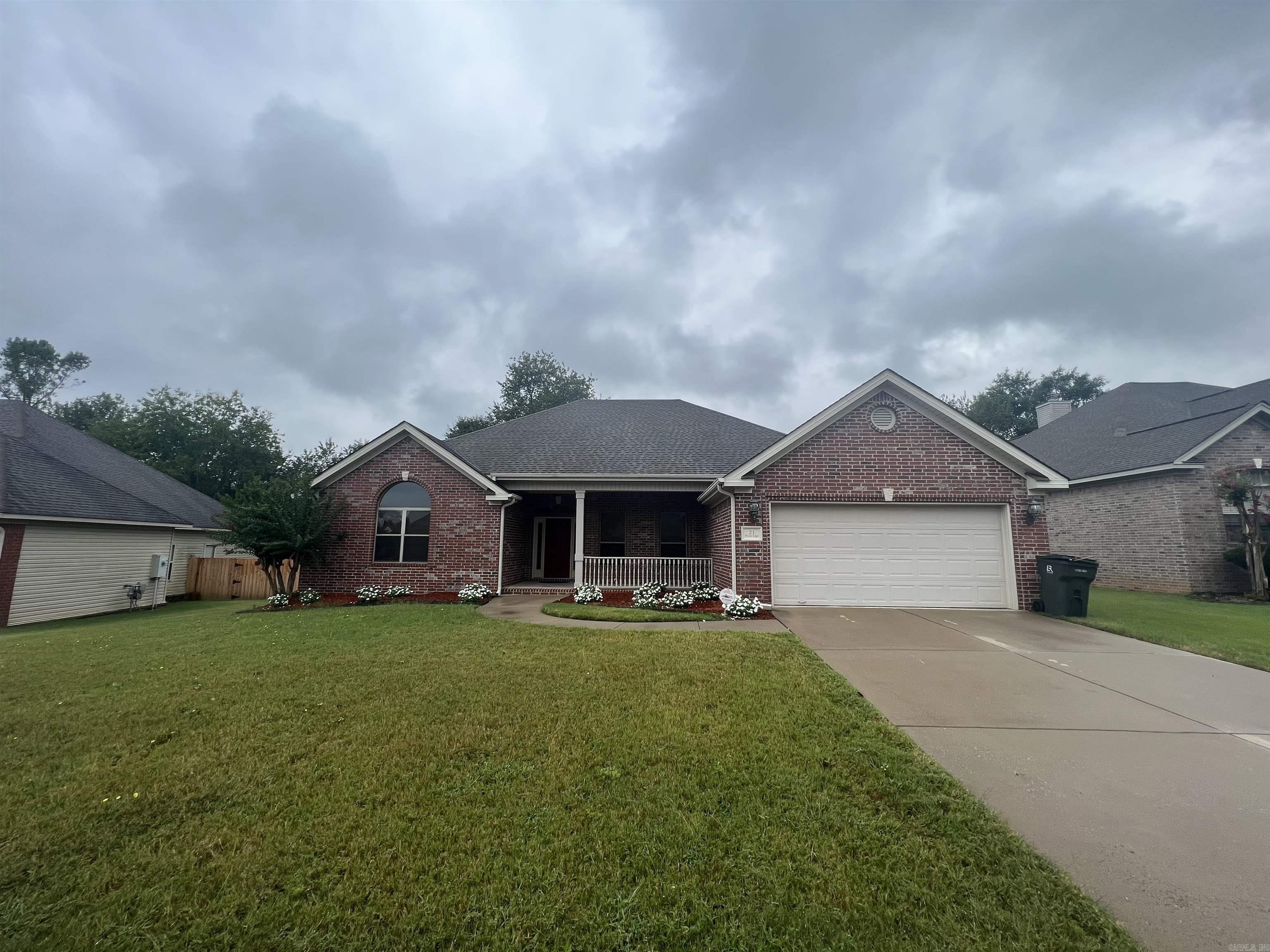 Clean well maintained one owner home with hardwood floors, built in shelving, walk-in closets in 3 bedrooms, 4th bedroom or office, large covered back porch, beautiful countertops, stainless steel appliances, pantry, laundry room. Clean and updated with new interior paint and flooring, wood burning gas starter fireplace, wood blinds. House is convenient to Outlets of Little Rock, shopping, restaurants, and major interstates. Home is not furnished but all appliances are present in home.