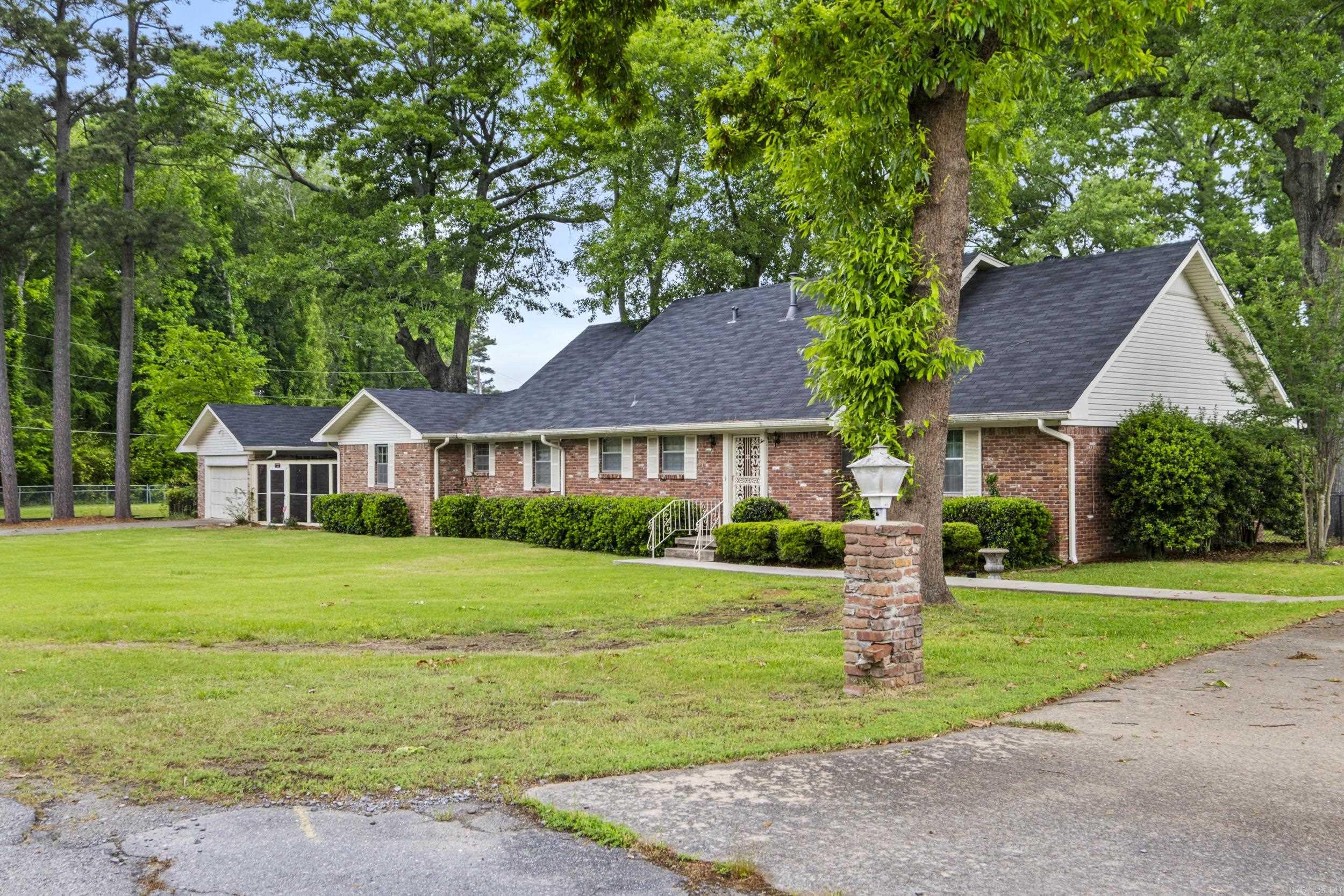 One-of-a-kind, Custom-Built Mid-century gem-this Iconic home is a true staple in Jacksonville! Nestled at the end of a quiet cul-de-sac, this beautifully maintained, one-family-owned property sits on 2 parcels totaling approximataely 1 acre; offering space, privacy, & timeless character! This home features a desirable layout with a Formal Living & Dining Room plus a Family Room with Fireplace & a Huge Game Room with Wood Burning Stove! The primary Bedroom is conveniently on the Main level and offers a massive Walk-in closet-originally designed as a 4th Bedroom-giving flexibility to easily convert it back, if desired. Unique touches include an Indoor wood-fire grill & custom-milled lumber sourced locally adding history & unique crafstmanship. The drive around & drive-through tandem garage is both functional and rare! You'll love the Sunroom off the front of the house for quiet mornings or relaxing! Recent updataes include a Roof (2020), New Kitchen Flooring and subflooring (2025), Hot Water Heater (2025). Just minutes to the LRAFB or Highway Access for Easy commute! Truly one-of-a-kind homes like this don't come along often! Such a Special Place to call Home! Check out the video!!