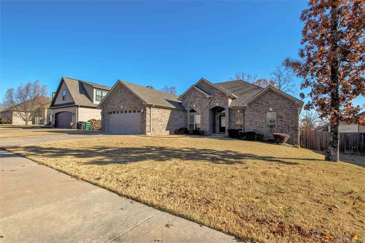 Bells & whistles! Chef's kitchen boasts double wall oven, 5 burner gas range, convection oven, SS & granite. Tons of storage! Master has deck access. Master bath has whirlpool tub/walk-in shower. Great flow & tons of natural light! Scraped walnut floors in DR. No maintenance, covered, composite deck (2016) & fully fenced backyard! Over-sized garage (3/4 truck can fit) has staircase to floored attic! Roof/HVAC/Hot Water Heater 8 yrs old! Energy efficient windows/doors! New paint/touch-ups inside! See remarks
