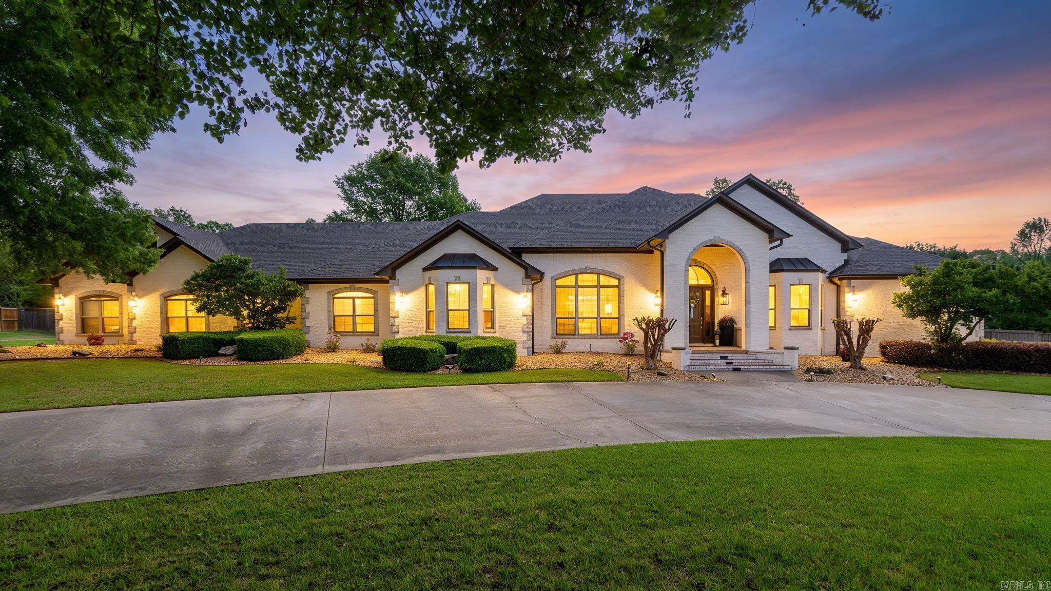 Rare find a completely remodeled home on 1.71 acres inside the city limits on Conway Corp. This gorgeous home features four large bedroom each with its own bath and large walk in closets. Two living areas, an office and a bonus room. The laundry room also features a dog washing station. Immaculate executive style home with so many extras and upgrades.  New paint, gutters, HVAC, HWH and newer roof. Inground pool and a pool house Huge covered patio. Extensive landscaping. This home is a must see.