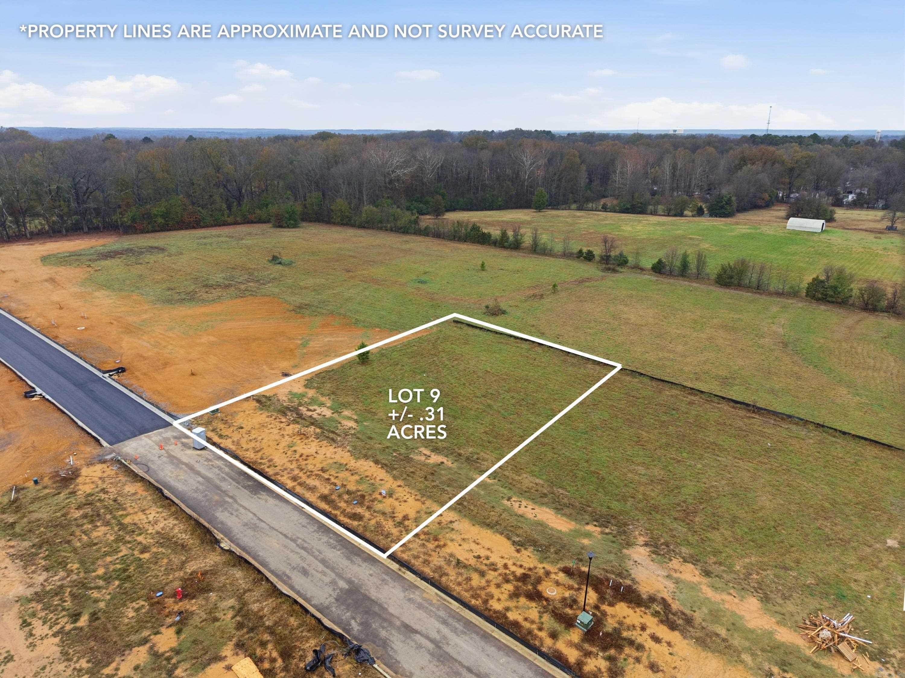 0.31 acre lot in new Copper Moon Estate Phase 2 Subdivision available for purchase or custom build!