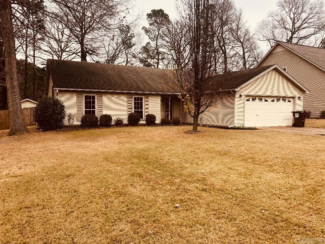 Great Family neighborhood!! 3 bedrooms 2 bathrooms and an office or 4th bedroom.  2 car garage and large fenced in backyard. New paint through out and new flooring.  Refrigerator provided. Yard maintenance provided. Bryant Schools.