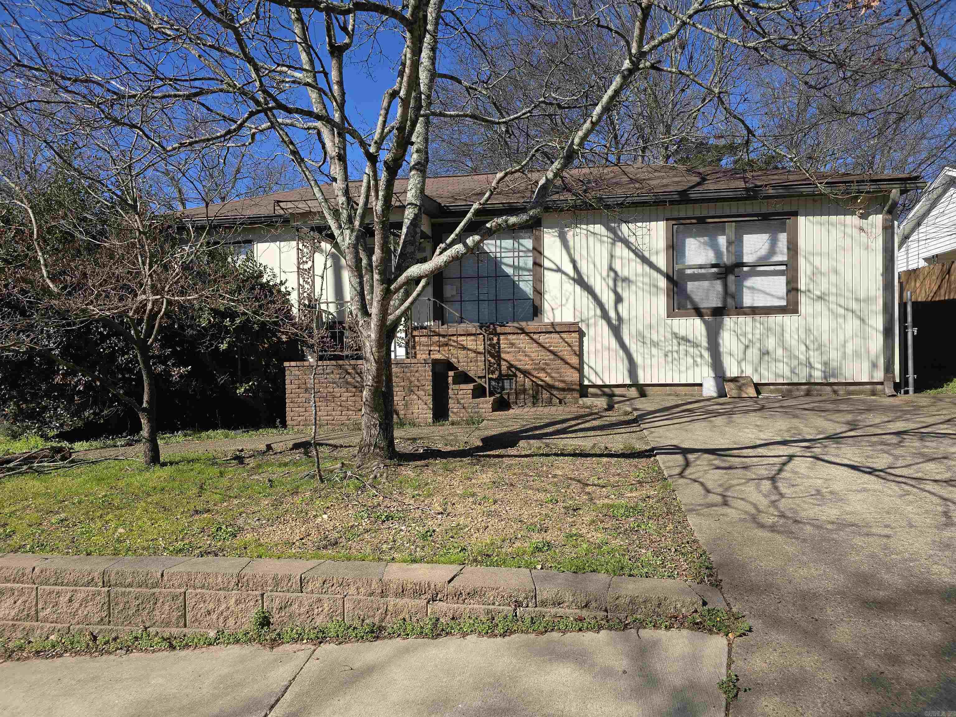 Perfect property for investors or cash buyers.  Den with fireplace. 3 bedrooms, 2 baths and good storage.