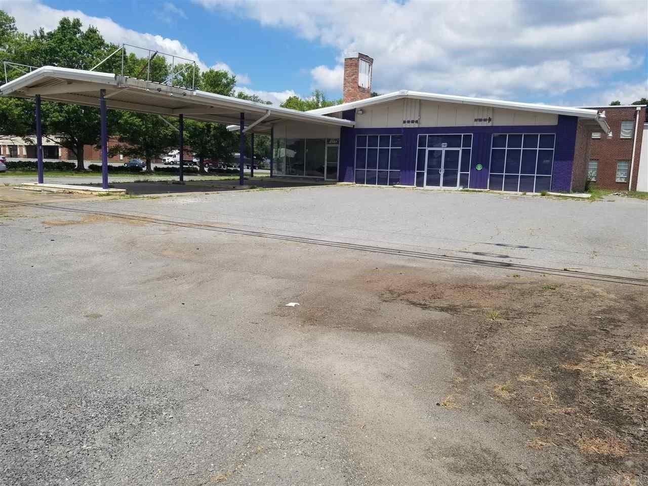 Commercial building on corner lot, currently tenant occupied.