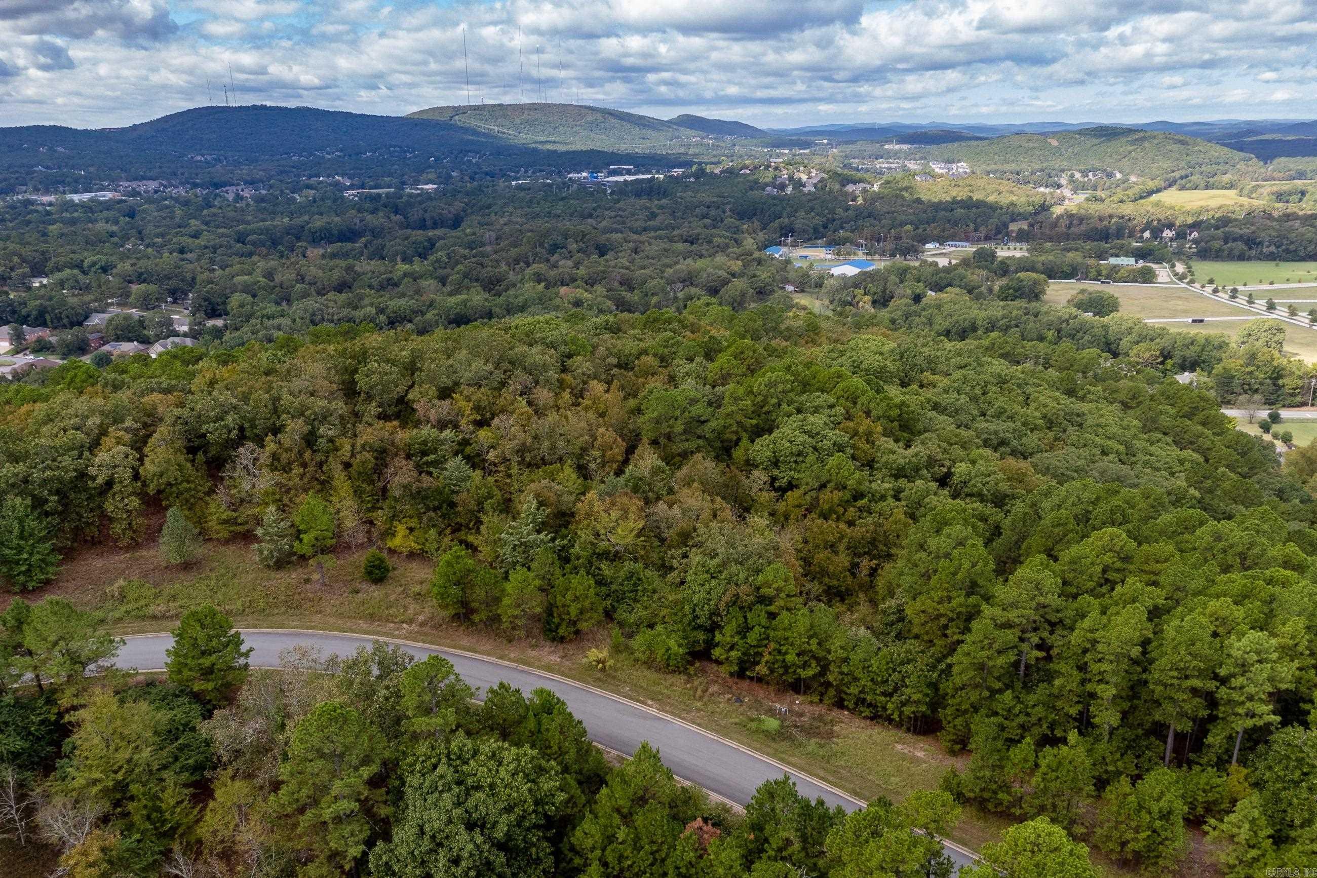 Spectacular scenic lot in the heart of Little Rock. Gated community with glorious views of Pinnacle Mountain. Private and serene.