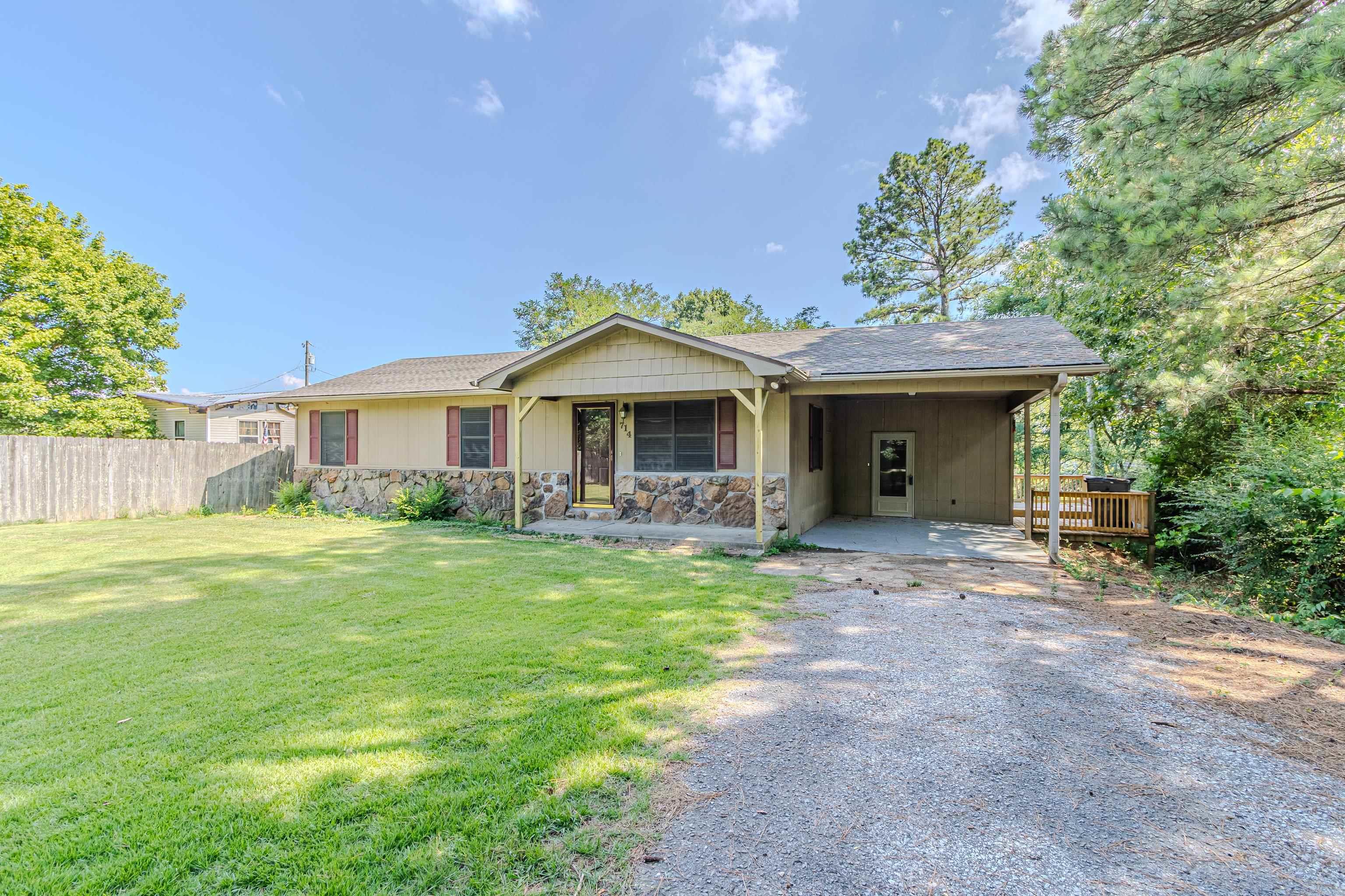 Newly remodeled stone and siding three-bedroom, one-bath home situated on a large lot with a carport and a beautiful backyard view. This move-in-ready property offers fresh updates throughout and plenty of outdoor space to enjoy. Seller is offering to pay closing costs up to $2500 and will provide a termite clearance letter, making this an excellent and affordable opportunity for buyers.