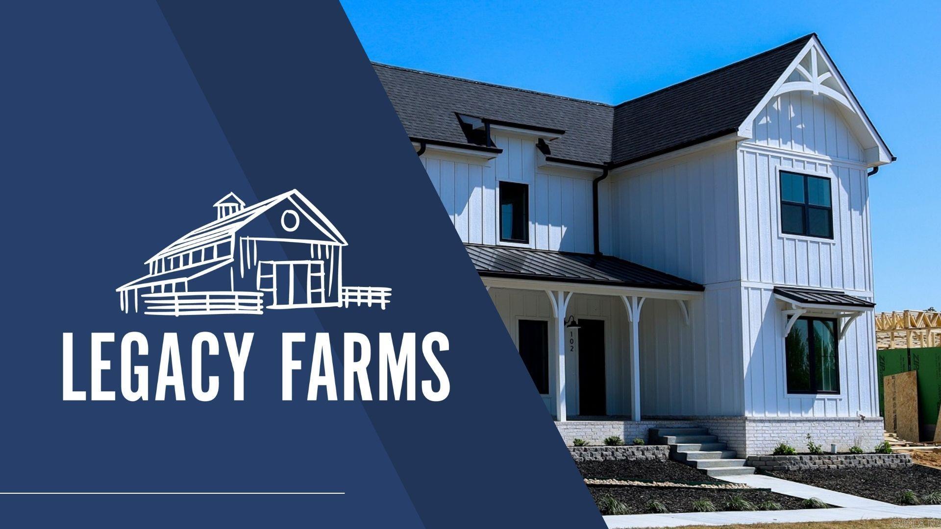 Legacy Farms blends timeless front-porch living with thoughtfully planned community design, creating a neighborhood where neighbors connect, families thrive, and nature is always close by. This distinctive development features a zero lot line layout with rear-loaded garages accessed through private alleyways, enhancing curb appeal while encouraging walkability and a welcoming streetscape. Phase 1 includes 28 single-family homesites with a minimum building requirement for single family of 2,000 square feet, providing the perfect setting for custom-built homes. Ideally located with convenient access to Highway 67/367, Legacy Farms offers an easy commute while keeping schools, shopping, dining, and neighboring cities just minutes away. Residents enjoy access to all city utilities, including sewer, water, natural gas, high-speed internet, and fiber connectivity. Whether you're a builder seeking quality lots or a homebuyer ready to create your dream home, Legacy Farms offers exceptional opportunity and value. Pre-designed house plans are available upon request to help bring your vision to life.