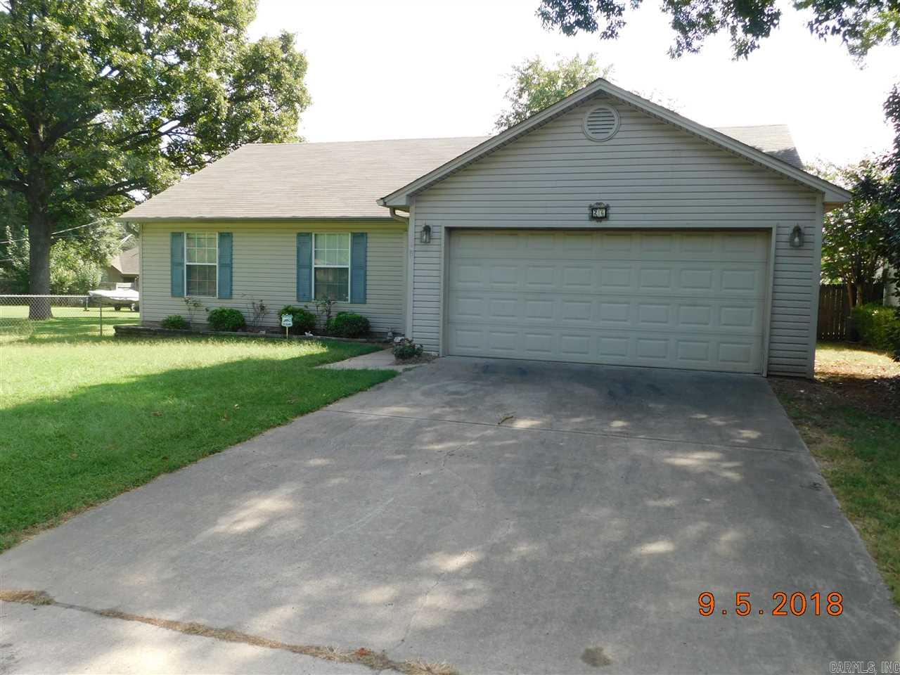 Super nice 3 bedroom, 2 bath home in Sherwood. Laminate floors in common areas & master bedroom which includes on suite bathroom with large lighted closets. Open concept in living, dining & kitchen areas. Kitchen is nicely furnished, gas stove, plenty of cabinet space, pantry, W/D off kitchen & garage entry. This home has HVAC, security system, ceiling fans, window coverings, 2 car garage, large deck, patio, fenced yard & 8' x 10' outside storage. Call Marshall Peters & Associates TODAY! 501-414-8340