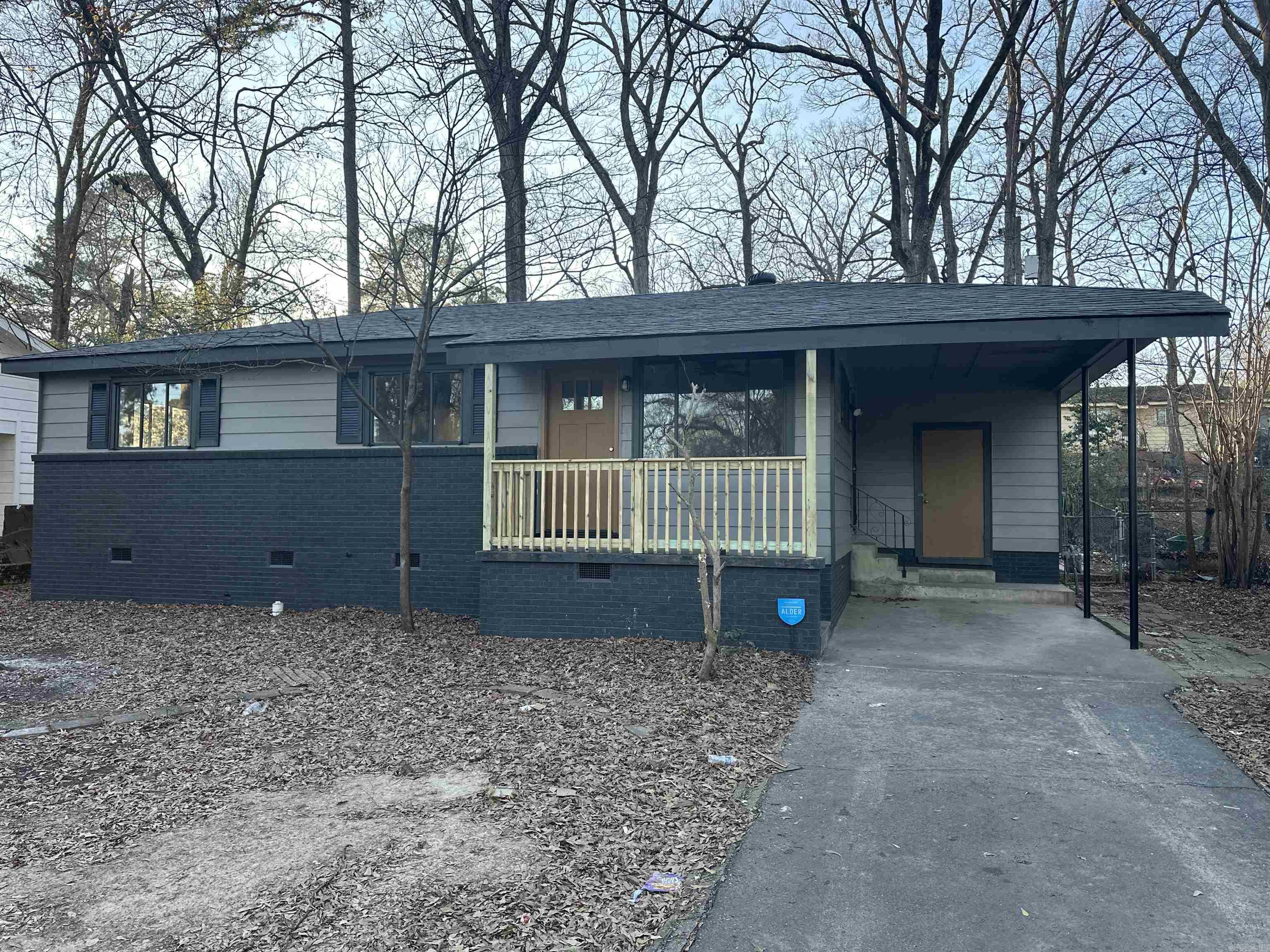 Must-See Renovated 3-Bedroom, 1-Bath Home!  Step into this beautifully updated home featuring brand-new flooring, fresh paint, and stunning tile work throughout. The massive, open kitchen boasts gorgeous new countertops, perfect for cooking and entertaining. Relax on the cozy back porch after a long day or fire up the grill on the weekend. This home also includes a roomy one-car carport with an attached storage room and an additional storage building in the backyard.  Don’t miss out—contact me today for your private tour! This gem won’t last long!