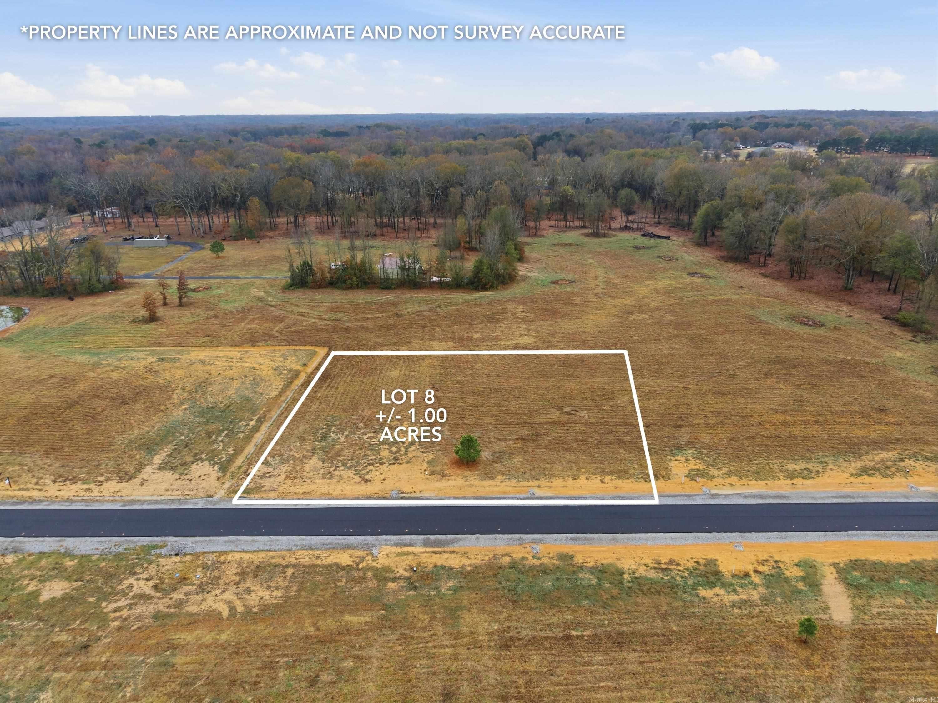 1 acre lot in new Crescent Cove Subdivision for sale! Available for purchase OR custom build. taxes TBD.