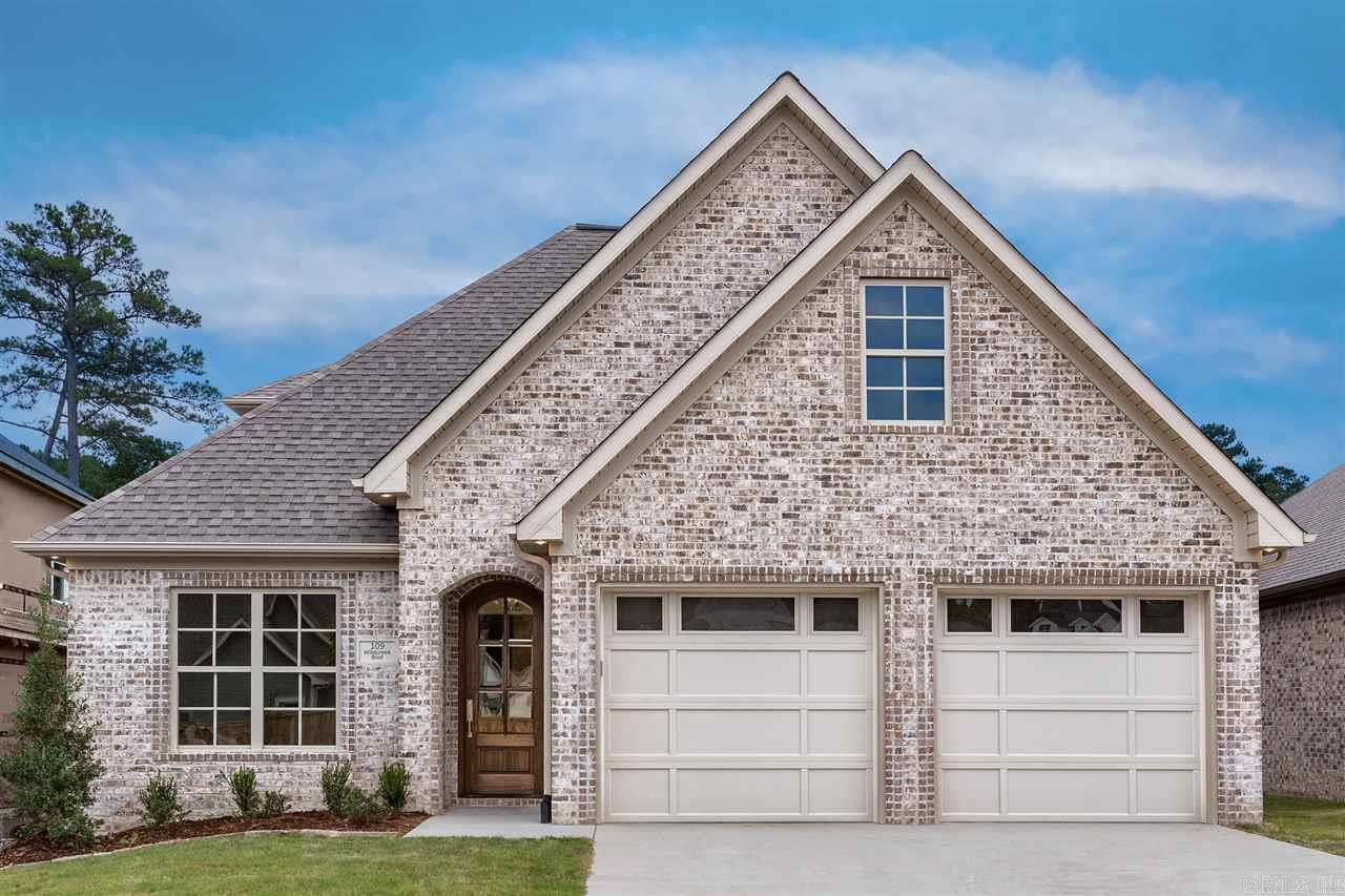 Stylish new home w/open floor plan backs to green space! Impressive finishes: exposed beams, beautiful stone FP, shiplap, granite/quartz. Stunning kitchen w/custom cabinets, island/breakfast bar, SS appliances. Office/den off entry, powder room and main floor Master featuring an elegant freestanding tub, walk-in shower, generous closet & privacy toilet. Upstairs 2 BRs, large Bonus rm. Covered porch w/ceiling fan, level backyard and partial wood privacy fence. Laundry room with sink, mudroom and cubbies.
