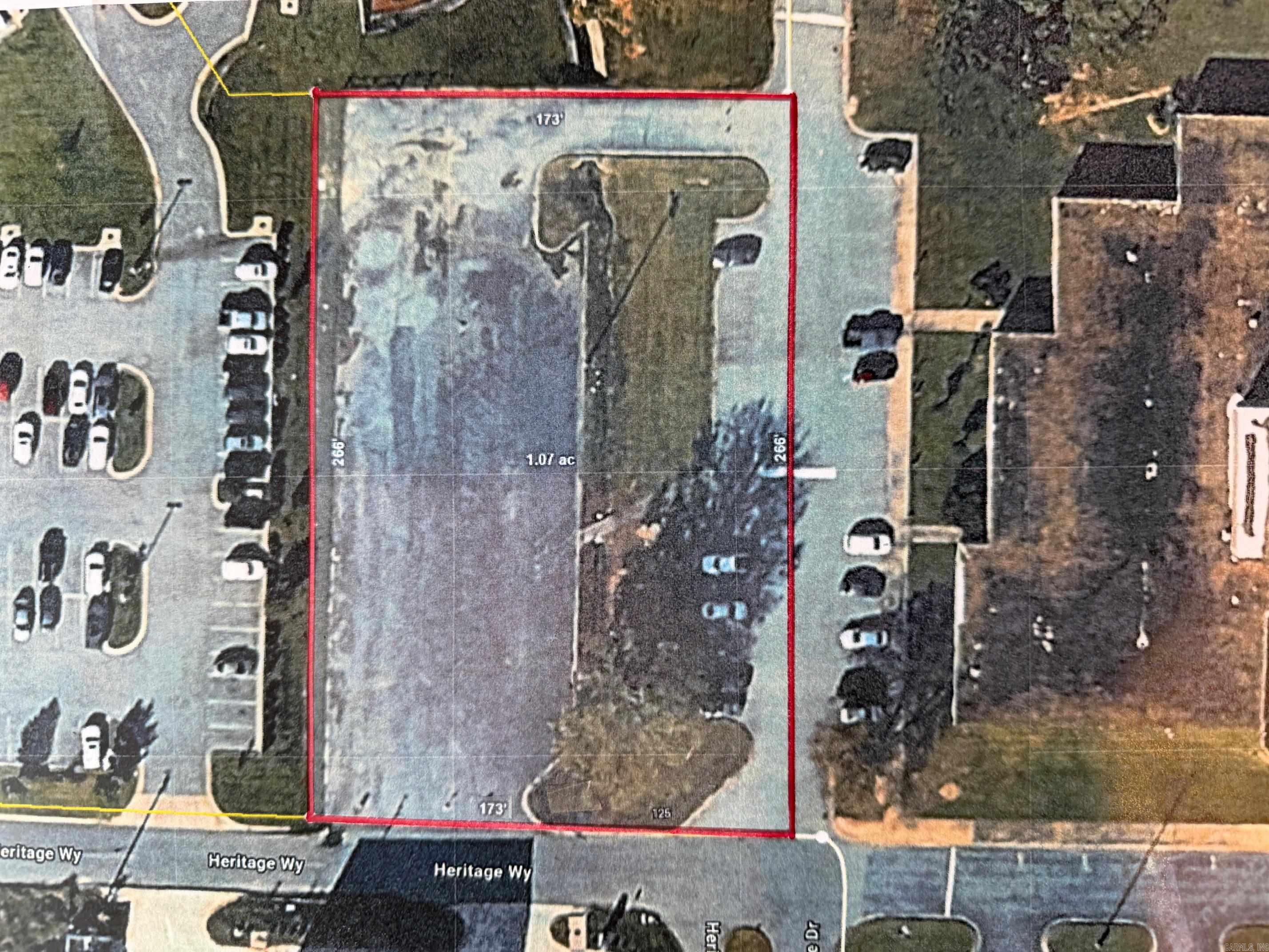 Excellent Commercial Property Zoned C-3 with approximately 173' on Heritage Way. Ideal for Medical, Office, or Hospitality