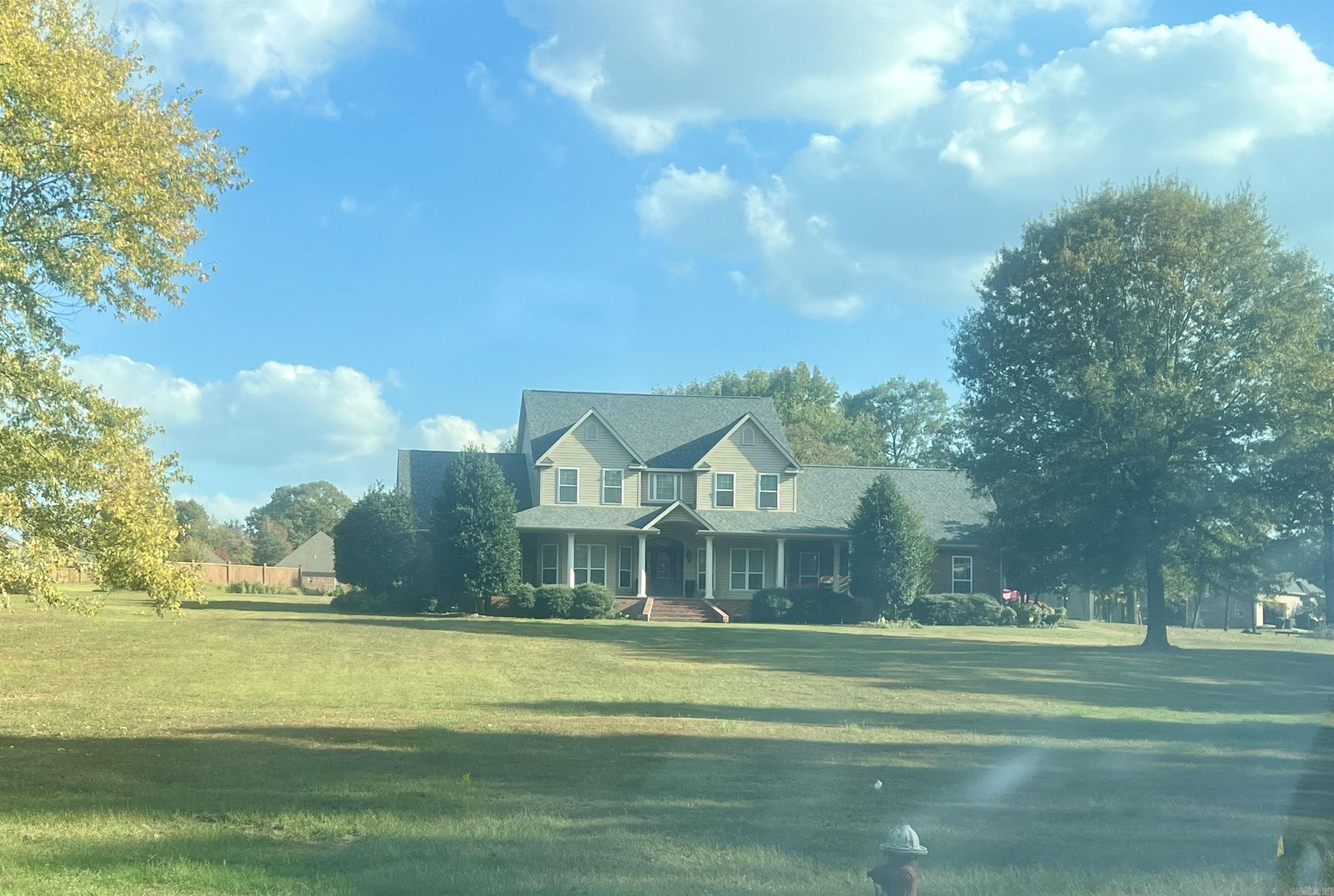 Home with Tons of Potential.  Corner 3 acre lot close to freeway for easy commute. Inground pool and covered back porch great for entertaining.  Pool and home need work.  Large kitchen and living area 4 bedroom 3.5 bath with office and dining room. Home is Sold "As Is."