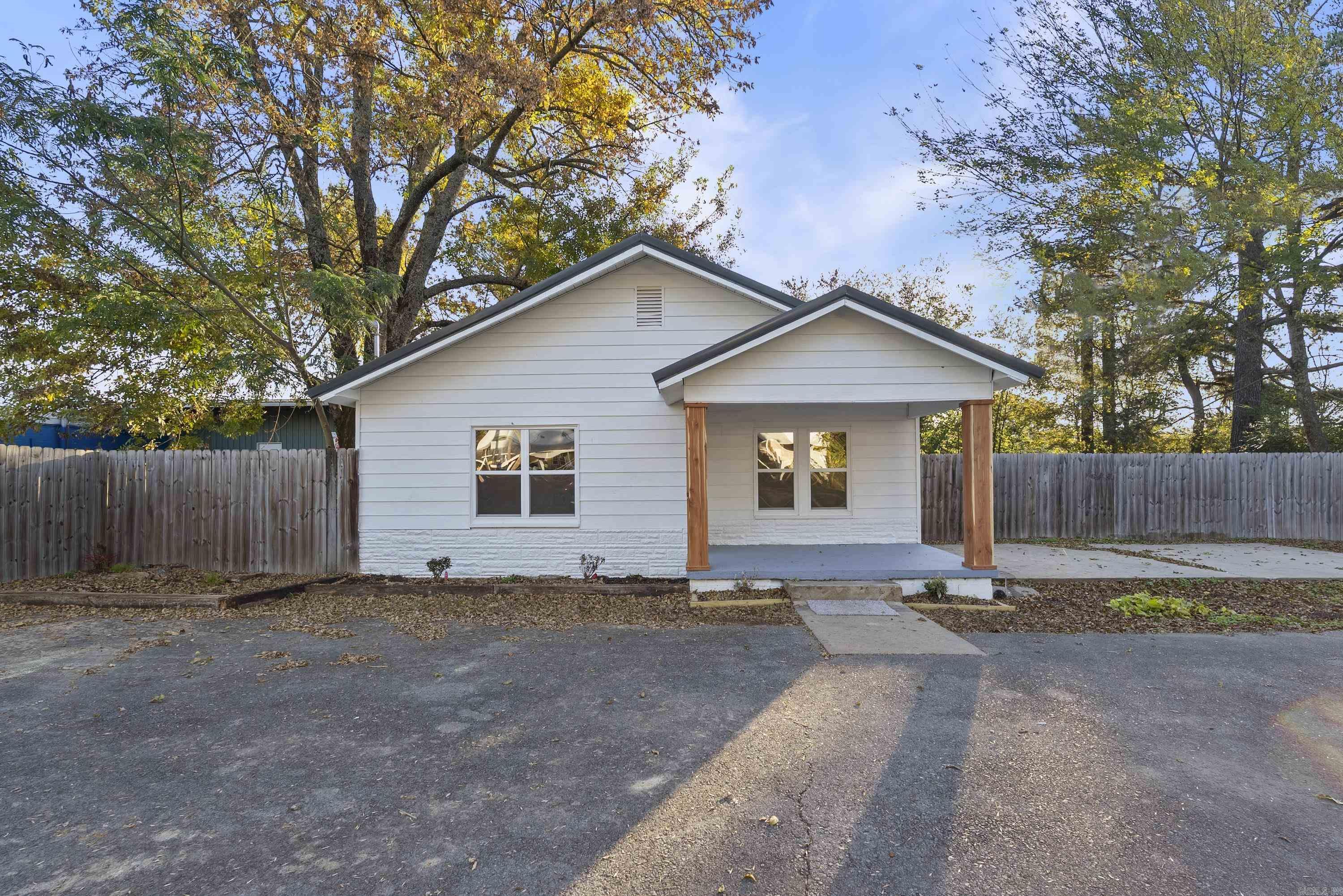 Fully remodeled farmhouse-style home on nearly half an acre in the country! If you've been searching for a move-in-ready property w modern upgrades and room to spread out, this charming 3-bedroom, 1-bath home offers the perfect opportunity of rural living and updated comfort! Also includes oversize utility room where a half bath could be added. This home has been beautifully renovated from top to bottom, some features include new windows, new flooring, some new modern appliances, newly installed HVAC duct work to improve efficiency and comfort. The fresh interior design highlights classic farmhouse aesthetic while giving buyers the peace of mind that major improvements have already been completed. Outside you'll find a spacious almost half-acre lot, perfect for gardening or pets or to simply enjoy country living. The property also includes a large 8x28 metal container shop providing excellent space for a workshop, hobby area, or equipment storage. Even better, this home qualifies for 100% financing with no money down for eligible buyers making homeownership more accessible than ever. Schedule your showing today and come see everything this property has to offer! Agents see remarks.