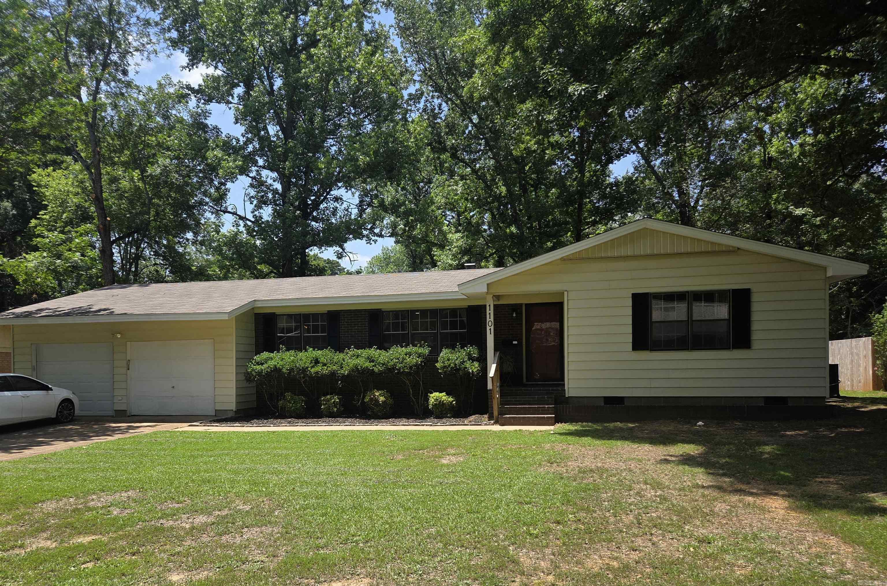 Updated & remodeled 3-bedroom, 2 -bath brick house has a 2-car garage with shop space inside. It is located in an established neighborhood with shade trees at the end of a low traffic cul-de-sac. Updates include New HVAC & roof in 2018, recently updated cabinets, granite countertops, pull out drawers, hardwood & vinyl plank flooring, appliances, newer water heater & fresh neutral paint. The back yard has a smaller fenced in area for children or pets but much larger yard surrounding it with lots of shade & firepit area. Relax & drink morning coffee on the large 200 sq ft covered back porch. Located within minutes of churches, shopping, bike trails, doctor offices & hospital, restaurants, Harding University & ASU Searcy as well as city park with splash pad, pickleball & more! Appointment only, See agent remarks.