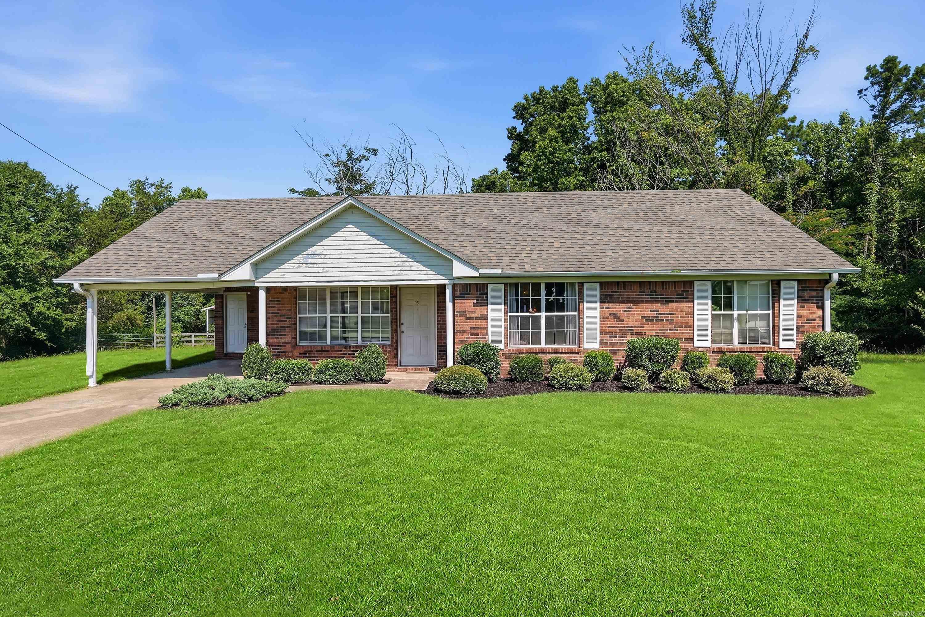 This 3 bed/2 bath home is ready for your creativity! First photo is AI to show you the curb appeal potential! This one level ranch-style home sits on approximately 2 acres bordering Caney Creek and offers a rare combination of country living and investment opportunity. The property features a spacious horse barn, RV parking, carport, and plenty of room for recreation, animals, or future improvements.  The home is in need of repairs and updates and is being sold AS-IS, making it an excellent option for investors, flippers, or buyers looking to build sweat equity. With its scenic setting and desirable acreage, this property has the potential to be transformed into something truly special.  Property is being sold by a trust. No Seller Property Disclosure is available. Buyer is responsible for verifying all any material facts, utilities, measurements, schools, flood zone status, and any other information deemed important. Buyers should consult their insurance provider regarding flood insurance requirements. Agents see remarks.