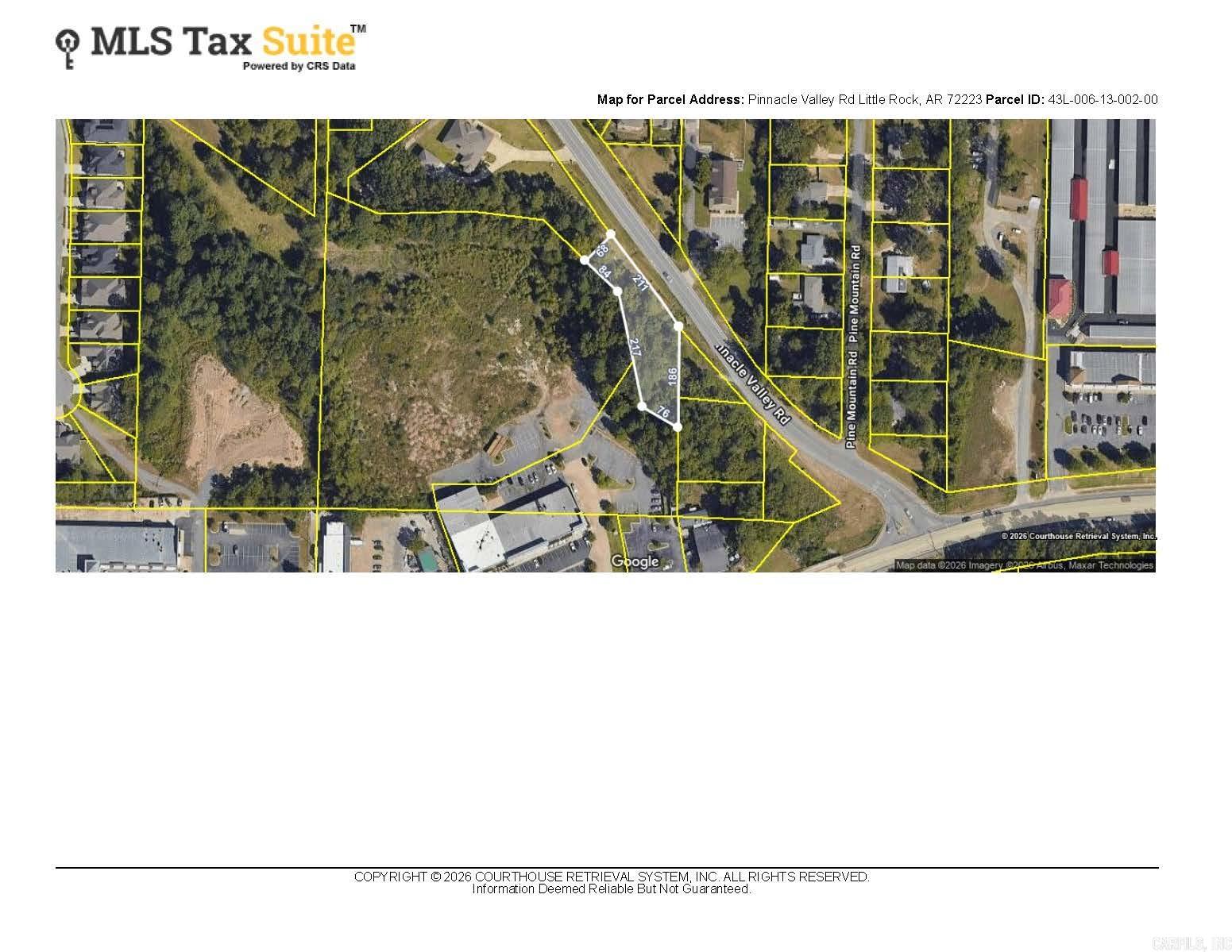 Great .64 acre investment property with Pinnacle Valley Road Frontage. Stop by to check it out.