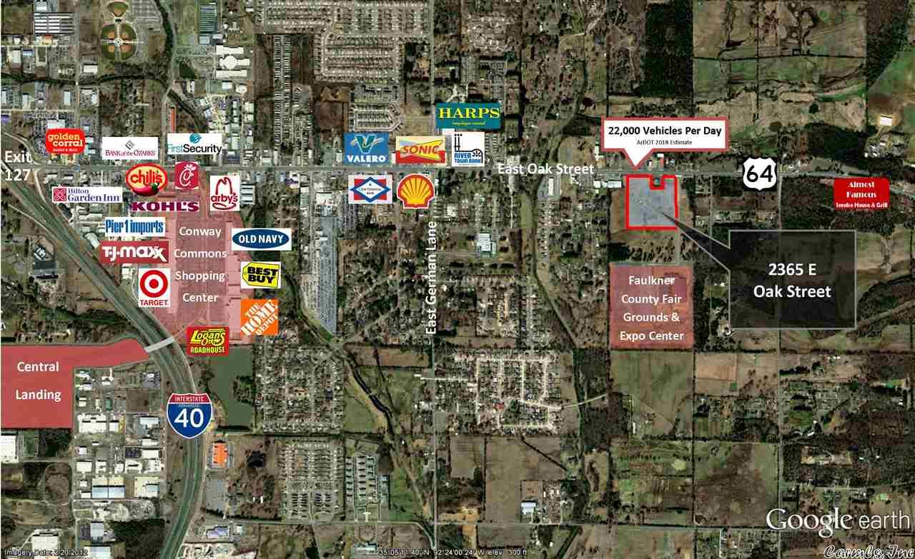 This parcel in Hart Plaza is located on Highway 64 East in front of the Conway Expo Center and Faulkner County Fairgrounds Complex. An excellent location for a convention center or high impact retail. Owner will subdivide into smaller parcels. Conway Corp water and sewer are close to property. Mineral Rights do not convey.