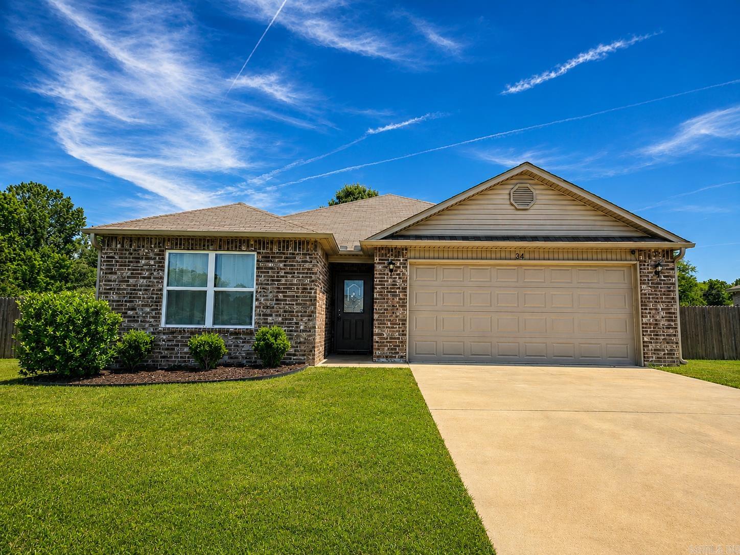 Enjoy the incredible savings of virtually no electric bills with solar panels that will be fully paid off by the seller at closing. This move-in ready, all-brick home offers added peace of mind with a pre-listing inspection already completed and repairs addressed by the seller. Recent updates include a newly shingled roof, refreshed deck, and a new backyard drainage system. Featuring a desirable split floor plan with 3 bedrooms and 2 bathrooms, this well-maintained home is nestled in a quiet neighborhood conveniently located near schools, shopping, and the Little Rock Air Force Base. As an added bonus, the washer, dryer, and refrigerator all convey with the home, while the large fully fenced backyard provides plenty of room to relax, entertain, or play.