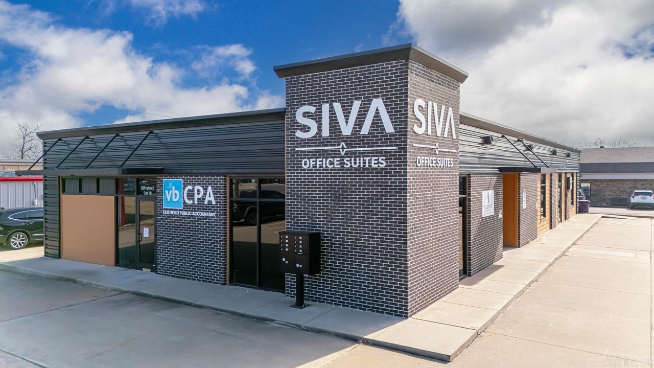 This strategically located commercial property offers a unique opportunity for Medical (Med-Spa, Therapy, Chiropractic), Professional Services (Law, CPA, Insurance), Retail Services, Investors, or Business Owners looking for a Turnkey 2020 Modern Office situated in a high-traffic area of Bryant, Hwy 5. This property features deluxe executive offices, fully furnished with workstations, guest seating, a conference table, and built-in bookcases. All utilities and internet access are included, ensuring a seamless transition for your business operations. Zoning allows for varied uses. Offered below replacement cost. Ideal for an Owner-User looking to build equity or an Investor seeking a low-maintenance asset in a high-demand zip code.Don't miss this chance to bring your business to one of Bryant’s most sought-after commercial corridors!. Disclaimer: Information provided is for general purposes only. All details, including square footage, unit sizes, and renovation plans, are close approximations, with no guarantees regarding accuracy. The agent/broker makes no representations or warranties, expressed or implied, regarding the property.