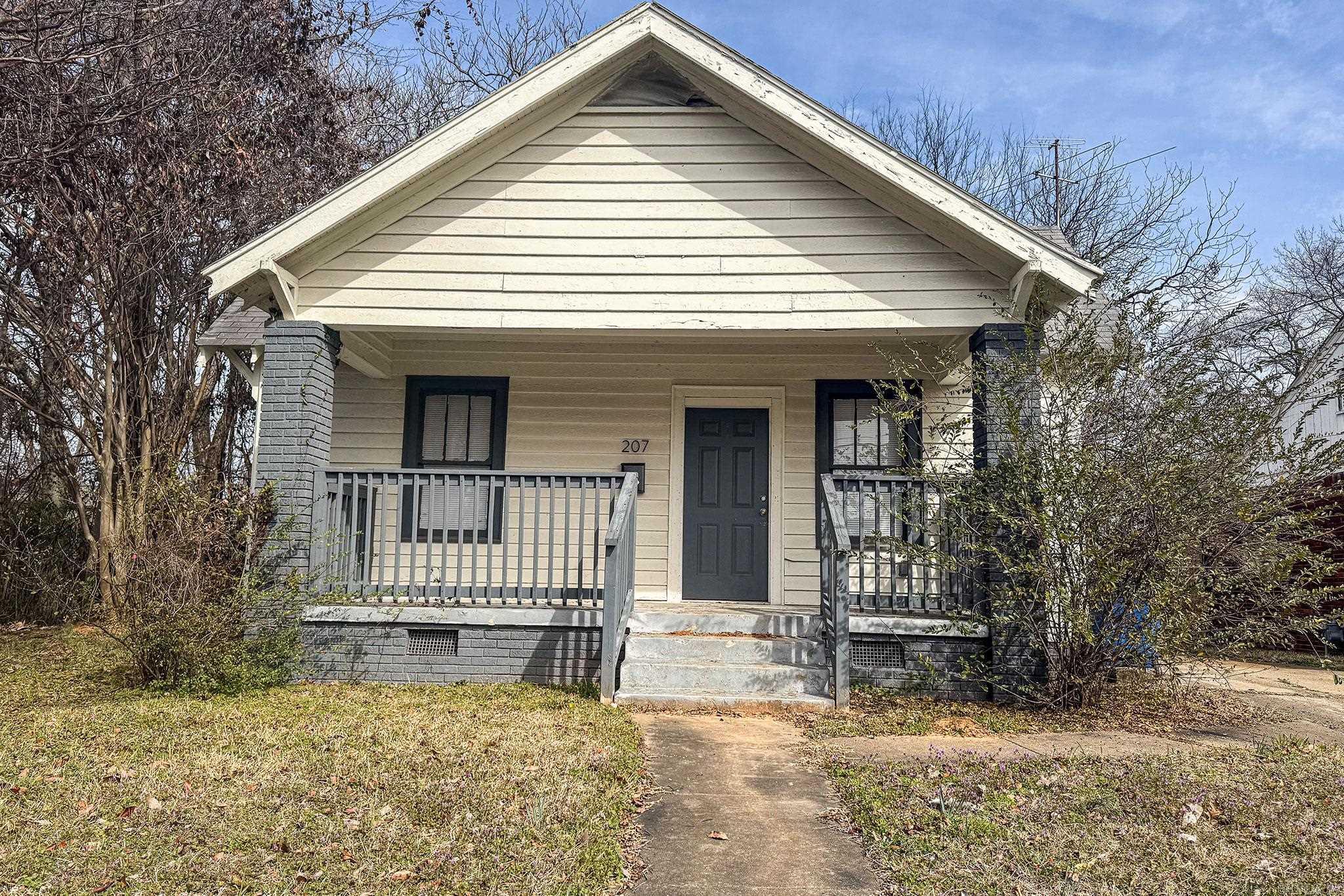Great investment opportunity or starter home. This home could be a great fit for an investor looking to add to their portfolio or a first-time home buyer looking for an affordable opportunity.  Charming 2-bedroom, 1-bath home with recent updates and great potential! This property features laminate flooring throughout and a beautifully updated kitchen with granite countertops, gas stove, microwave, dishwasher, and refrigerator included. The home also offers a custom bathroom and has been recently remodeled, giving it a fresh, modern feel while maintaining its character. This is a foreclosure and is being sold as-is.