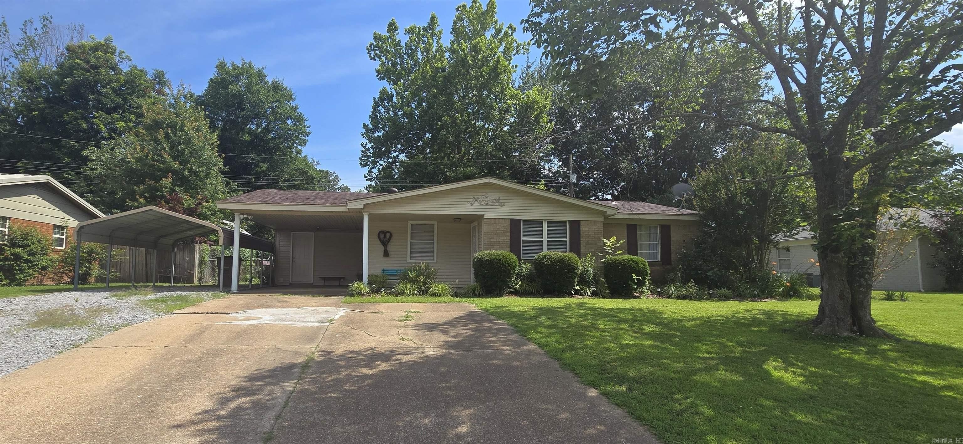 This 3 bedroom, 1 bath home is located in the heart of Wynne, Arkansas. It features a fenced yard with a storage building, a carport with an extra metal carport, and updated kitchen cabinets with new appliances and a new water heater. Major updates have already been taken care of with a new roof and hvac installed in 2024 making this home move-in ready. Call today to schedule your personal tour!