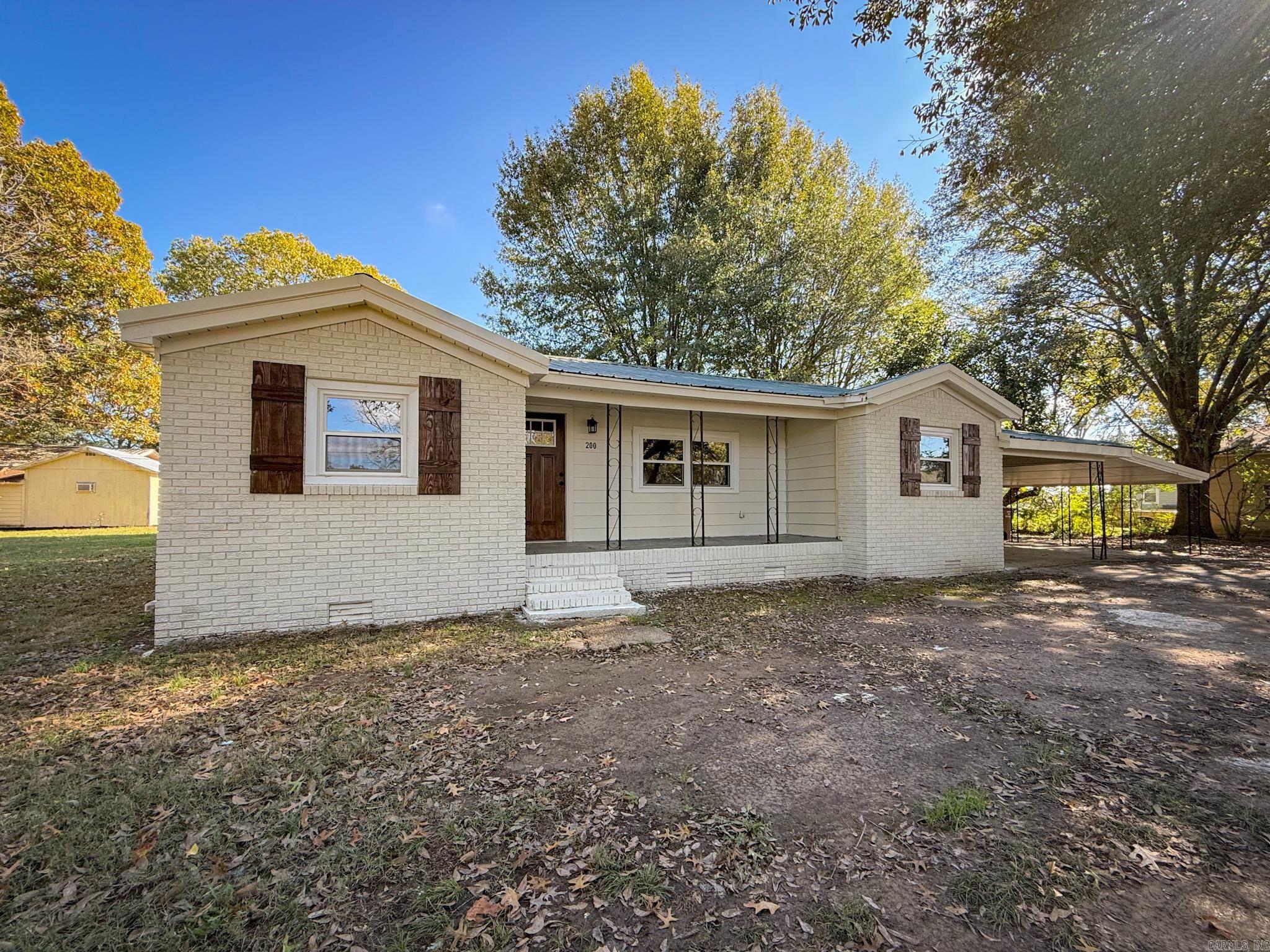 Charming 3-Bedroom Home in Quiet Neighborhood – Minutes from Downtown Wynne!  Step into this beautifully remodeled home, where modern updates meet timeless charm. With 3 spacious bedrooms and 1 updated bathroom, this residence is move-in ready and perfect for comfortable living.  Recent updates include:  -Fresh interior and exterior paint -Stylish new light fixtures -Brand-new refrigerator -The home also features:  -A durable metal roof -Multiple covered parking spots -A cozy screened-in patio for relaxing or entertaining -A storage shed that conveys with the property  Nestled in a quiet, friendly neighborhood, this home offers peace and privacy while being just minutes from the heart of Downtown Wynne.