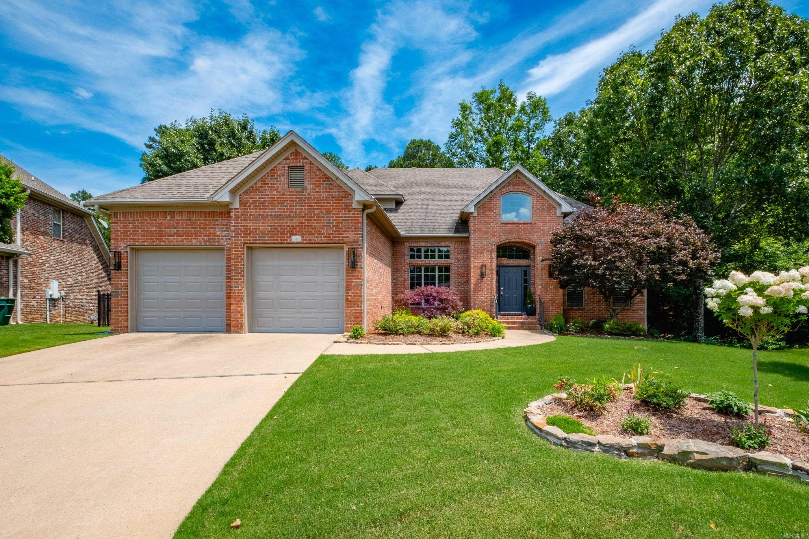 Impeccably maintained brick home located at the end of a cul de sac in Chenal Valley's Duquesne neighborhood. This home has 4 bds, 3 full baths plus a two car garage and is surrounded by beautiful lush landscaping. It's location at the top of a cul de sac keeps traffic to a minimum. Expansive windows along the back of the home provide a tranquil, serene wooded view. There are two bedrooms on the main level along with two full baths and there are two bedrooms up, plus a full bath. It's warm and inviting kitchen has 4 ovens, microwave and gas range. Tankless water heater and encapsulated, stand up crawl space. Living in this neighborhood provides you membership to 3 swimming pools and its convenient location puts you right in the heart of west Little Rock. Get in there today before it's gone!