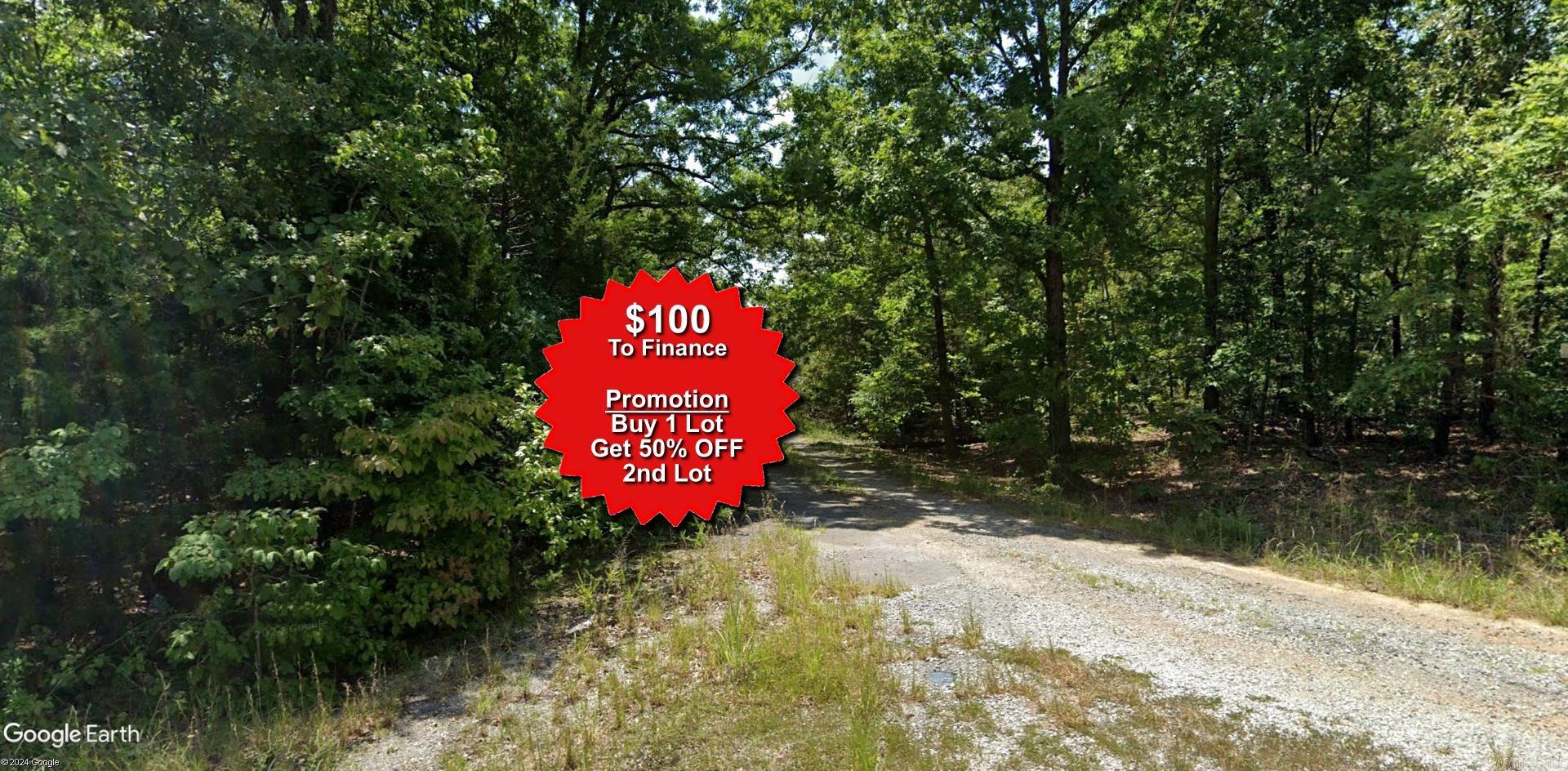 Buy one lot and get 50% off an additional lot! Owner-finance for easy terms. Nice lot to develop or hold for future value. Public water and electric are available to run to property and will need septic. Owner/agent. No mobiles allowed. Finance is $100 down and $150 a month for 4 months. Quit claim deed conveys. Closing costs are included. No limit on lots. Bulk land sales specialist with the best land prices in Arkansas. Over 10 years, as a licensed Realtor, selling land.  Parcel ID# 400-21337-000