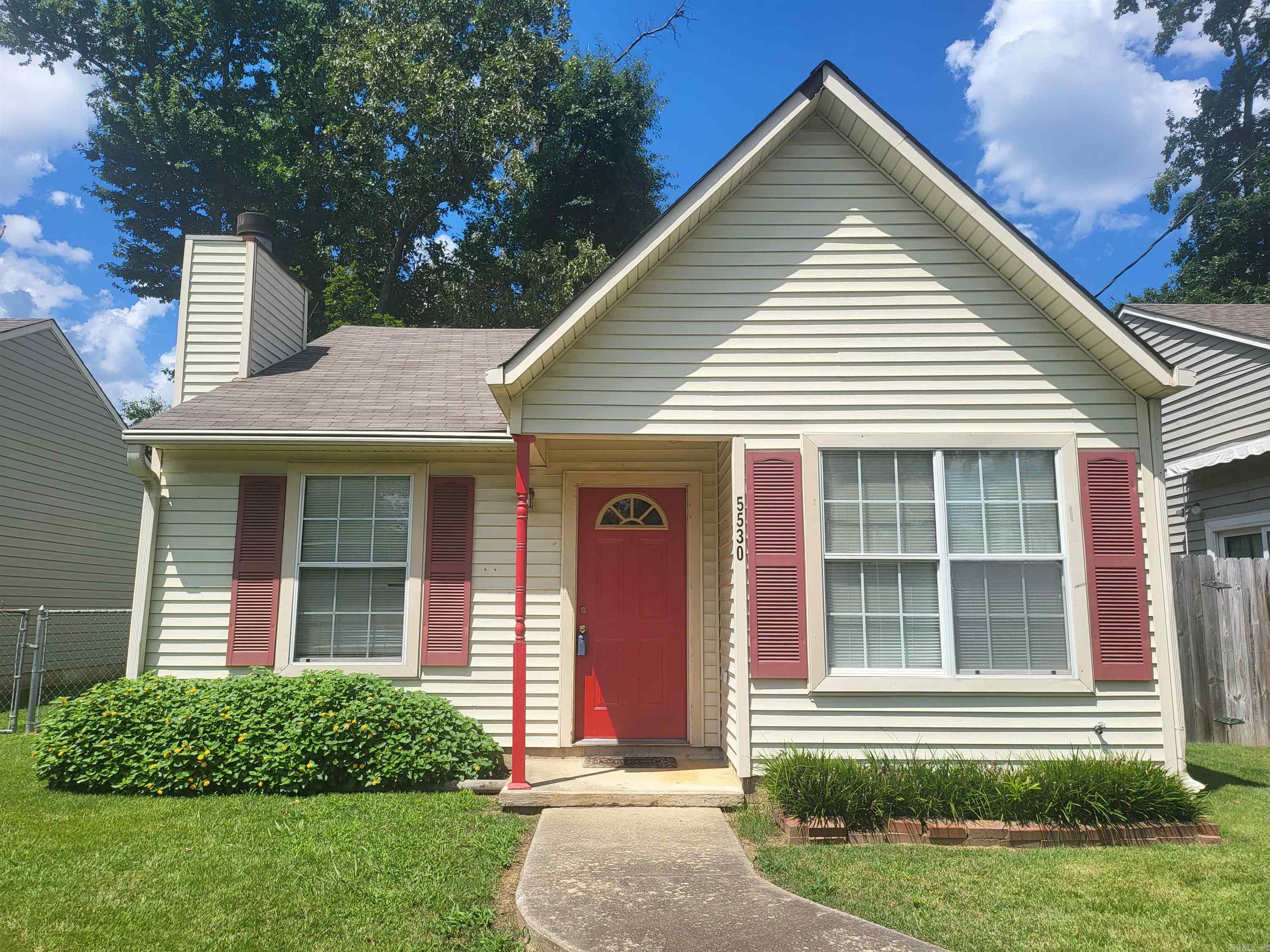 This cutie patootie is ready to make you a homeowner or expand your investment portfolio! Swing by to check out this adorable house on a quiet dead-end street located perfectly for anyone hitting I-40 on your daily commute. The kitchen / dining room combo is open to the living room where you'll entertain friends and family under high vaulted ceilings. There is so much storage space here - from two hall closets to the double closets in each bedroom to the large storage room off the back patio. In the fall take your parties out back on the private patio. Your fur babies will love the fully fenced and shaded back yard as much as you do! This one will be snagged up quick! Book to view with your favorite Realtor today!