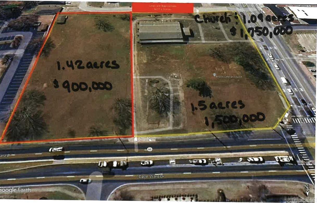 Prime location! Across from University of Central Arkansas (UCA) Soccer Field. Traffic count is about 34,000 cars per day! Approx. road frontage is 420' on Donaghey Avenue and 470' on Dave Ward Drive. All utilities available. Currently zoned S1. May split the property. Call listing agent for details!