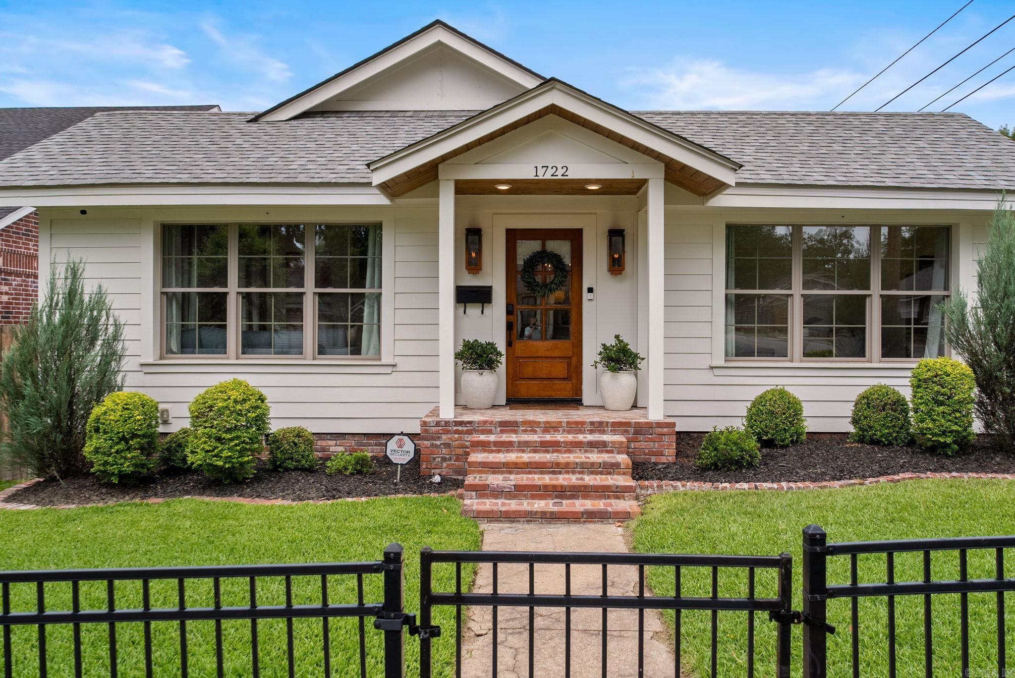 Talk about a beauty! This beautifully remodeled one-level home perfectly blends modern luxury with timeless vintage charm. Gorgeous refinished original oak floors flow seamlessly throughout, while the stunning chef's kitchen is a showstopper, featuring mitered quartz countertops, a 48-inch stainless chef's gas range, farmhouse sink, pot filler, walk-in pantry, commercial ice maker, marble backsplash, and ceiling-to-floor cabinetry. Fully updated in 2023, this exceptional home offers a tankless gas water heater, all-new electrical, plumbing, and gas lines, new HVAC and ductwork, 4-inch exterior insulation, and an encapsulated attic. Step outside to enjoy the Timber Tech composite deck just off the dining area, an 8-foot privacy fence, back-alley access to the driveway through a beautiful iron gate, and a spacious grassy backyard ideal for play or entertaining. Located just two blocks from the neighborhood elementary school and a short stroll to the dining, shopping, and entertainment that make The Heights so special, this is a must see! Completely remodeled by previous owner in 2023-24.