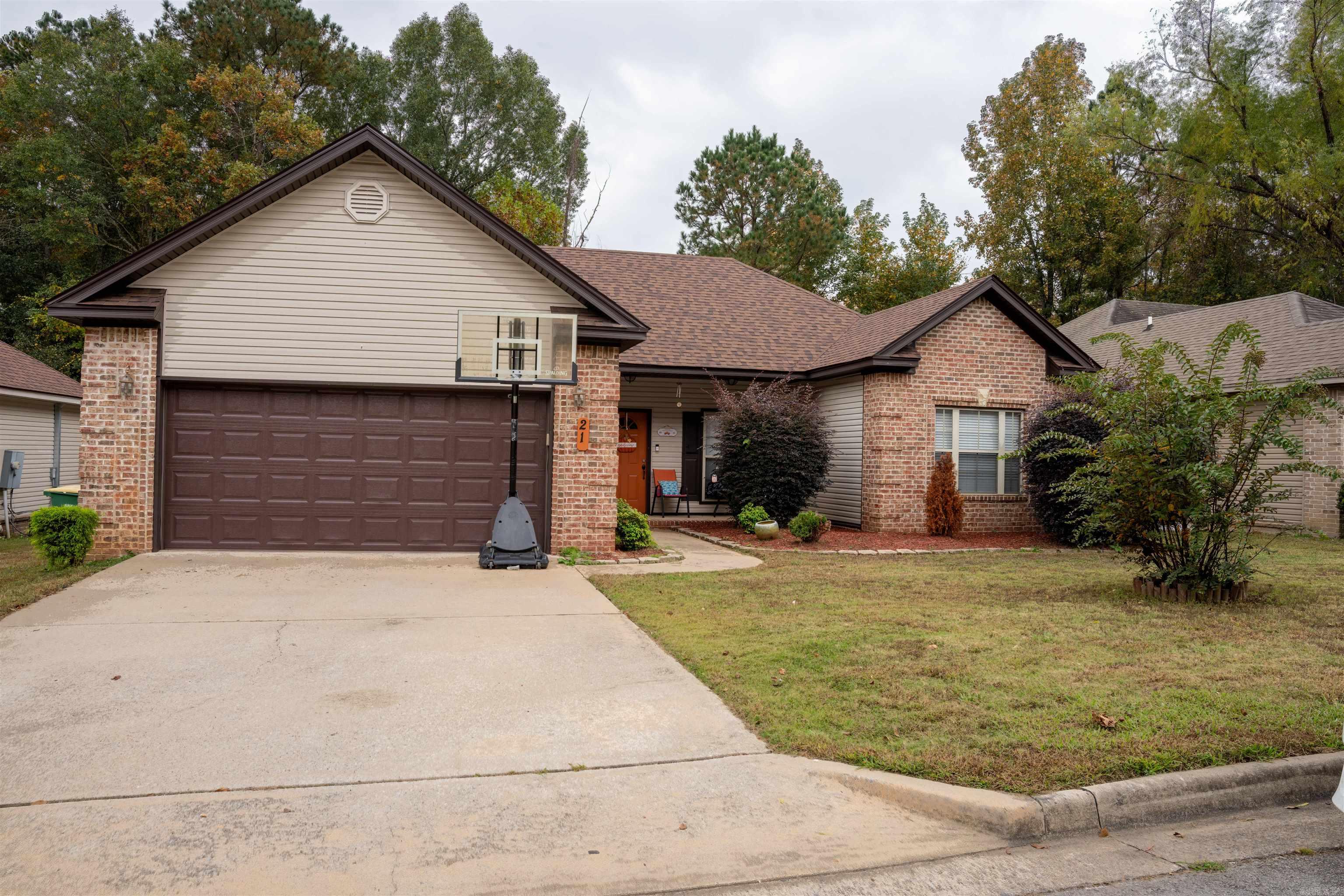 This charming 3-bedroom, 2-bath brick home offers the perfect blend of comfort and style. Enjoy an inviting living area featuring an elegant electric fireplace, ideal for relaxing evenings. The updated kitchen boasts sleek new countertops and ample cabinet space, perfect for everyday living and entertaining. Step outside to a spacious deck great for outdoor gatherings or quiet mornings. Also, back yard is fenced in with newly shed. A new roof and thoughtful updates throughout, this home is move-in ready and designed for lasting comfort. There is community pond you can attend for relaxation.