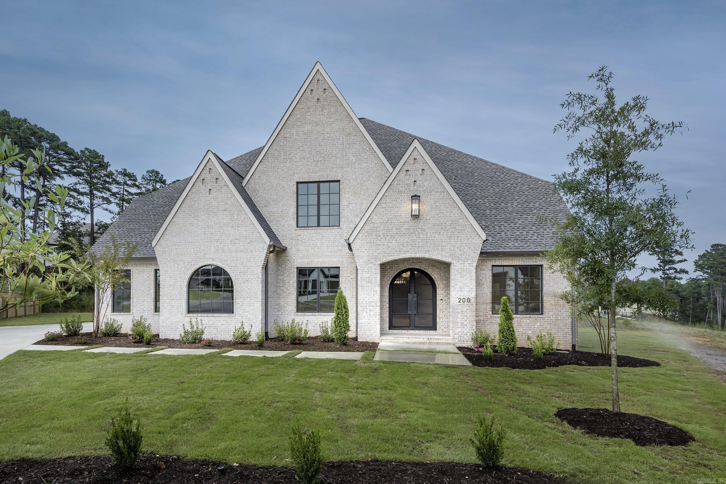 Stunning Transitional Home with Beautiful Views! Nestled in a peaceful cul-de-sac this home offers an unparalleled living experience with its open concept design and beautiful views of lush green space and picturesque vistas.  This 5 BR, 4 BA home is the epitome of modern luxury and thoughtful craftsmanship. The main level features a spacious primary suite, complete with tray-vault ceiling, creating an elegant and serene retreat. The chef's kitchen is a culinary dream, boasting a working pantry and seamlessly flowing into the dining area, also adorned with a tray-vault ceiling. Two additional bedrooms on the main level offer flexibility, with one perfectly suited as a home office. Step outside to the oversized, flat lot...a perfect canvas for outdoor living and entertaining. The side loading 3 car garage provides ample space for a workshop and extra storage. Upstairs, two additional bedrooms each with its own bath, along with a media room. Additionally, there's a versatile space that can be used as an office, bunk room, or even heated and cooled storage. Enjoy the home speakers throughout the home making entertaining  a joy. This home is practical and beautiful. Schedule today!