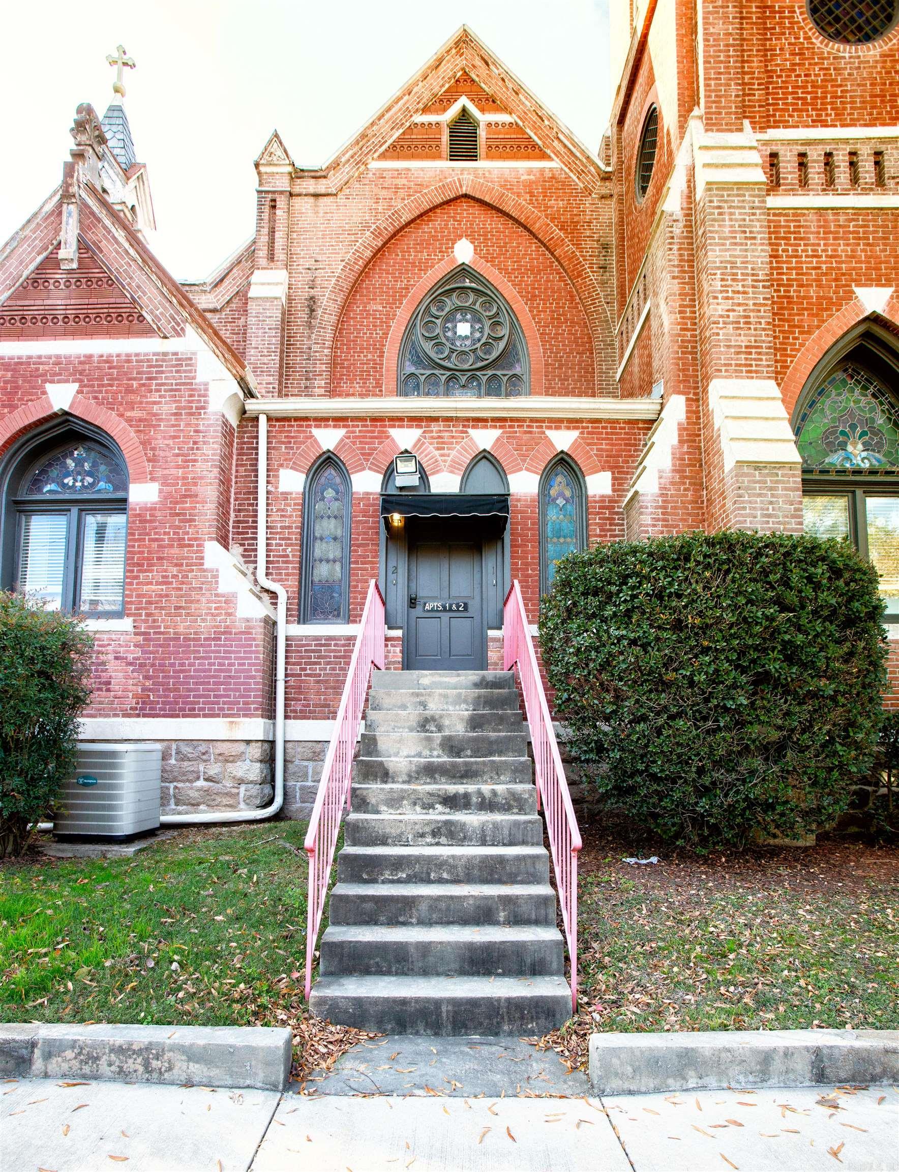 Great 1BD/1BA in a beautifully restored historic church 1 block away from the SOMA strip in downtown Little Rock. Original stained-glass windows. Hard flooring throughout. All appliances included. Close to shopping, dining, and so much more! This won't last long, schedule your appointment today before it's gone! This property is managed by Hoffman Team so beware of scammers - we will never ask you to Cashapp us money. The lease for this property is for 18 months to 2 years with a 3% increase after the first year. Income must be 3x the amount of rent. Deposit, first month’s rent, and the $50 administration fee due before move in. This property does not accept section 8. We do love our big fur babies but there is a 25 lbs.  Give us a call or come to our office to schedule your showing today! We are located at 3009 W Markham Street in Little Rock, and our office hours are Monday - Friday, 8:30am-4:30pm.