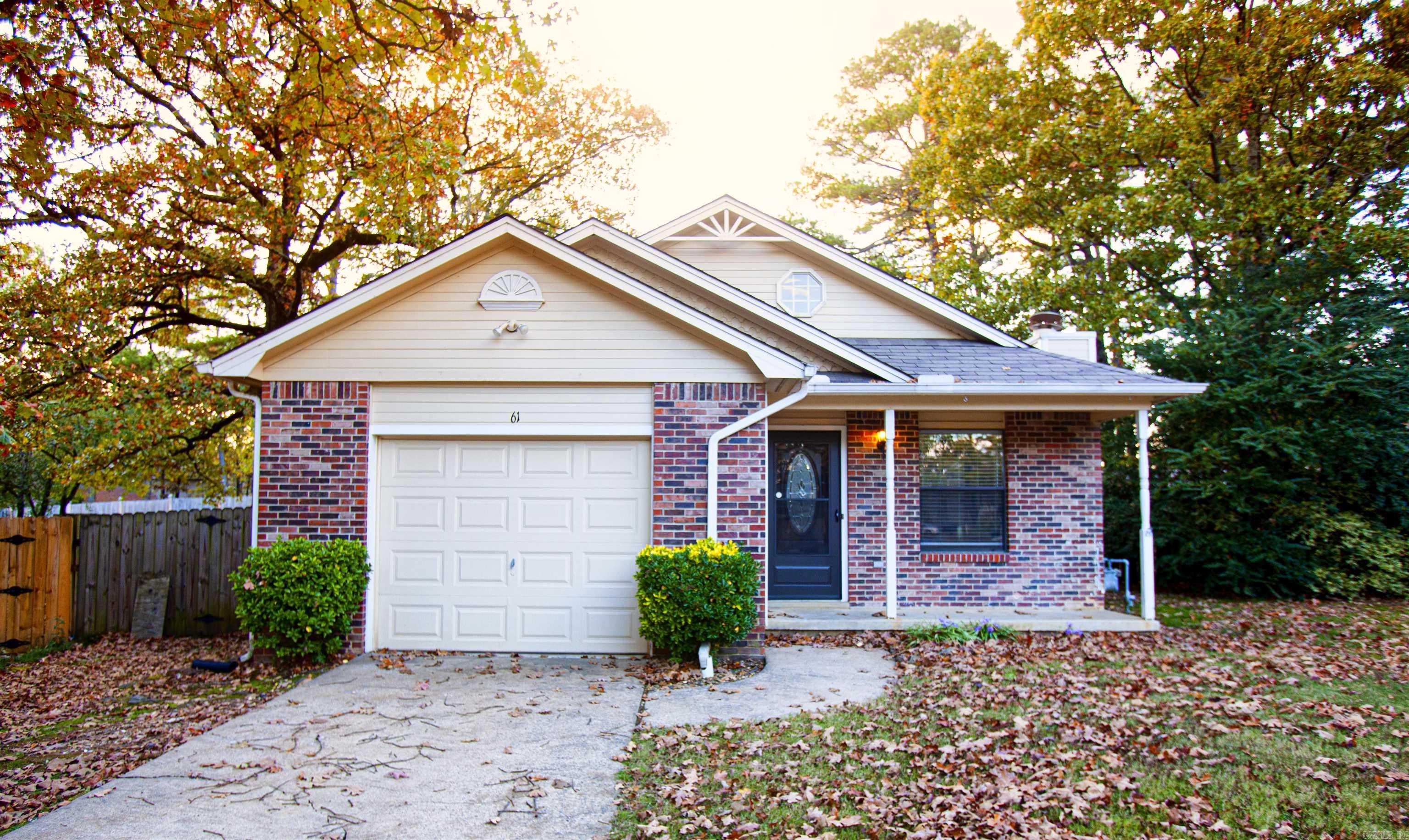 Cute 3BD/2BA located in a quiet cul-de-sac in Maumelle. Decorative fireplace in living room for cozy vibes. Fully fenced yard that is perfect for anyone with kids or pets to run off some energy. Fireplace can only be used if tenant's schedule a fireplace inspection at their own expense. Close to shopping, dining, and much more! Golf parks, walking trails, and recreational parks just minutes away. This property is managed by Hoffman Team so beware of scammers - we will never ask you to Cashapp us money. The lease for this property is for 18 months to 2 years with a 3% increase after the first year. Income must be 3x the amount of rent. Deposit, first month’s rent, and the $50 administration fee due before move in. This property does not accept section 8.  Visit our Hoffman Team website or come to our office to schedule your showing today! We are located at 3009 W Markham Street in Little Rock and our office hours are Monday - Friday, 8:30am-4:30pm.