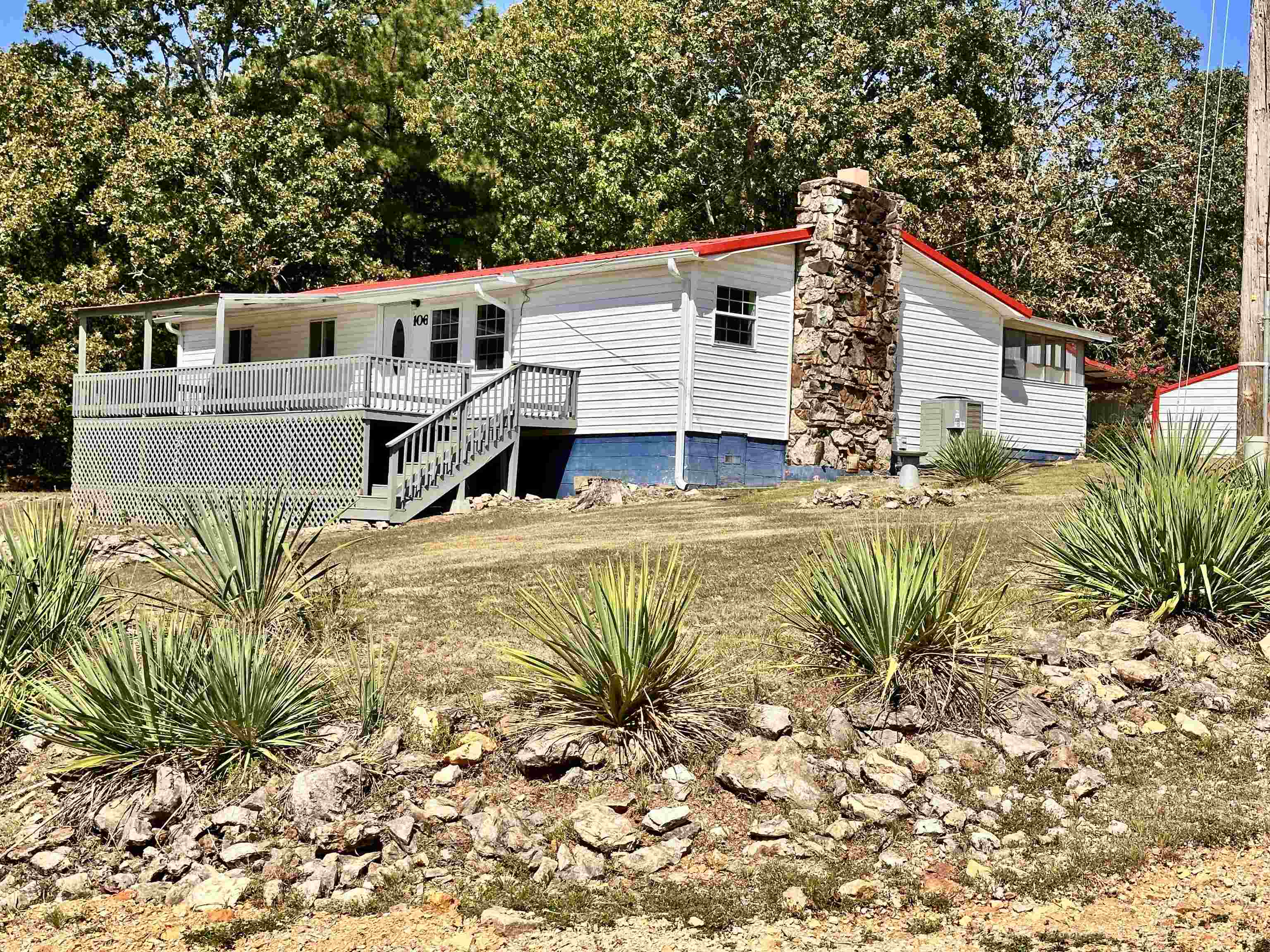 Welcome to your own private slice of country living! This charming 3-bedroom, 1-bath home is nestled on a sprawling 10 acres m/l, offering the perfect blend of rustic tranquility and modern convenience. The property boasts a detached 2-car garage with a built-in workshop, ideal for hobbies or storage. Additionally, a separate 24' x 24' metal building presents an exciting opportunity to be transformed into a cozy guest house, a dedicated craft room, or a private studio. The land offers a balance of woods and open ground and includes a potential home site complete with available utilities, providing an excellent chance for future development. Enjoy the peace and quiet of a rural setting with abundant wildlife close to the Spring River.  A newly replaced metal roof in 2025 ensures durability and peace of mind for years to come. Don't miss this unique opportunity to own a versatile property with endless possibilities!