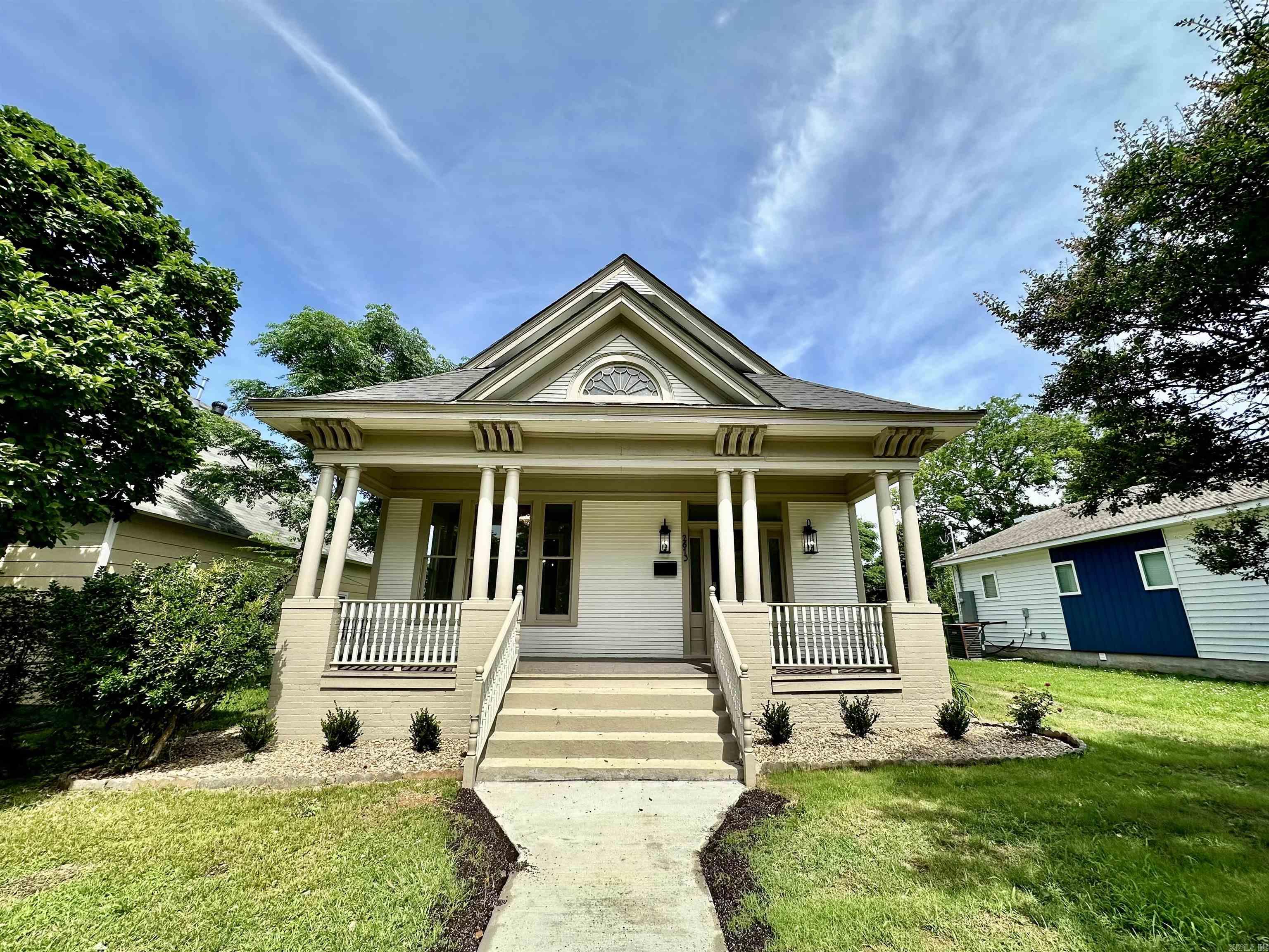 Beautifully restored historic home featuring 4 bedrooms and 2 bathrooms. This move-in-ready property blends original character with modern updates, including all new plumbing, electrical, roof, ductwork, and a high-efficiency 3-zone climate control system. Enjoy refinished hardwood floors, a designer kitchen with new appliances, a walk in pantry, laundry room, stunning remodeled bathrooms with custom tile work and a dual-sink primary vanity, plus a large fenced backyard with a spacious deck and parking pad. Don't miss your chance to own one of Little Rock's beautifully restored historic homes with modern systems and amenities already in place.