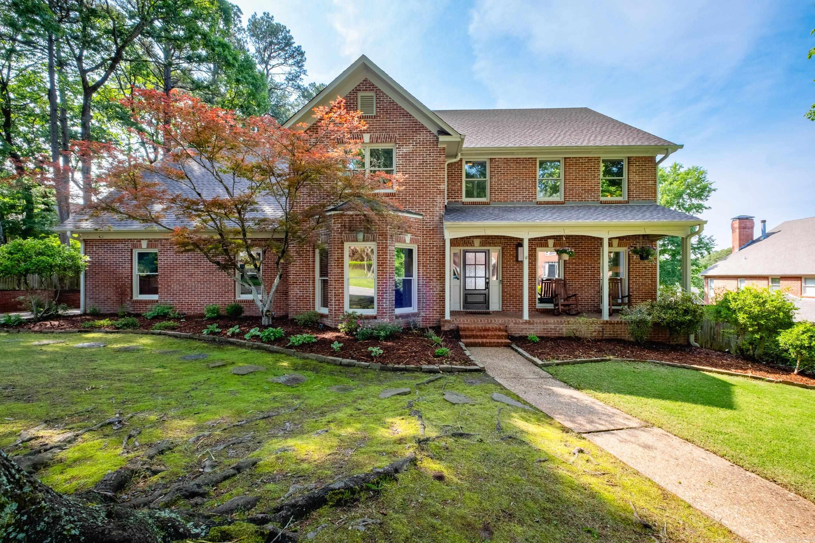 This beautiful home sits on a 1/3-acre lot on a quiet circle street convenient to all west Little Rock amenities. The main level features a formal living and dining room, a great room open to the kitchen and casual dining area, and gorgeous hardwood floors throughout. The chef’s kitchen includes a KitchenAid downdraft cooktop, double ovens, and solid stone countertops. A newly renovated main level guest suite is perfectly placed for function and privacy. Upstairs offers a spacious primary suite and 3 additional bedrooms - 2 with ensuite baths. Outside is a private oasis - the large, fenced backyard features a new deck and playground and recently installed architect-designed landscaping that will continue to grow more beautiful with time. It’s the perfect serene space for play and entertaining! Enjoy peace of mind with extensive recent upgrades: new roof / gutter guards '23, HVAC upstairs new '23, main level new Dec '24, 2 new 50gal water heaters '23, smart home features, a partially encapsulated crawlspace, and a sealed garage floor. Zoned for Don Roberts and minutes from Little Rock's best private schools, this immaculate home is ready for its next owners to love!