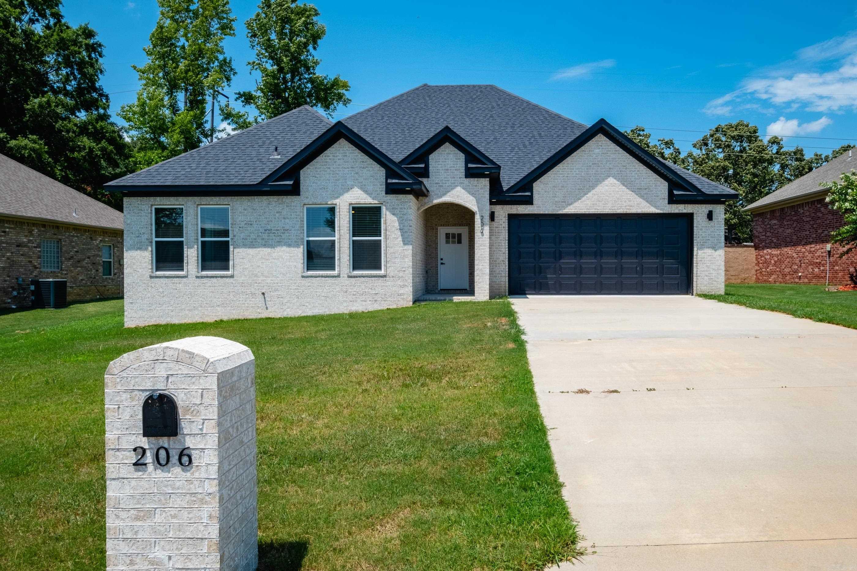 Professional pics coming soon! Experience the perfect blend of style, quality, and convenience in this stunning all-brick, all-electric new construction home in Jacksonville's desirable Northlake Subdivision. This thoughtfully designed one-level floor plan features 4 bedrooms, 3 full baths, and an open-concept layout ideal for everyday living and entertaining. The spacious kitchen boasts quartz countertops, a large breakfast bar and abundant workspace, flowing seamlessly into the living and dining areas. The split-bedroom design offers privacy, while the primary suite features a walk-in closet and spa-inspired bath with a walk-in shower and soaking tub. Luxury vinyl flooring, energy-efficient windows and doors, covered patio, and a two-car garage complete the package. Conveniently located just minutes from Little Rock Air Force Base, shopping, dining, schools, and easy interstate access, this beautiful home offers low-maintenance living in one of Jacksonville's fastest-growing communities. Agents please see remarks.
