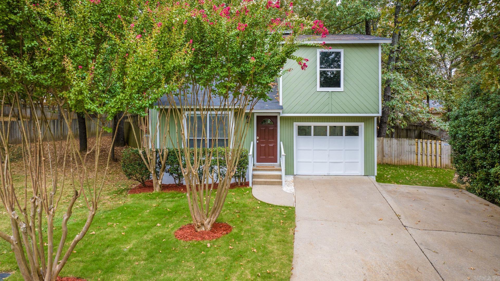 Come check out this freshly painted & uniquely modern design home surrounded by all the amazing amenities in Maumelle! This 3 bedroom/2 bath home welcomes you with high ceilings and tons of natural light.  Don't miss the two decks for entertaining and large fully fenced backyard! We are excited for you to come and see if it's yours!