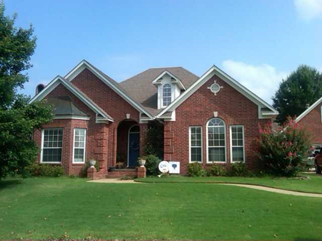 Custom built unique floor plan 2 site built fireplaces large eat in kitchen, separate din, lots of moldings, recent updates, huge backyard, covered porch and storage above the garage. 3 dogs very friendly seller will fill dog holes right before moving. Sprinkler system is in the front yard only.