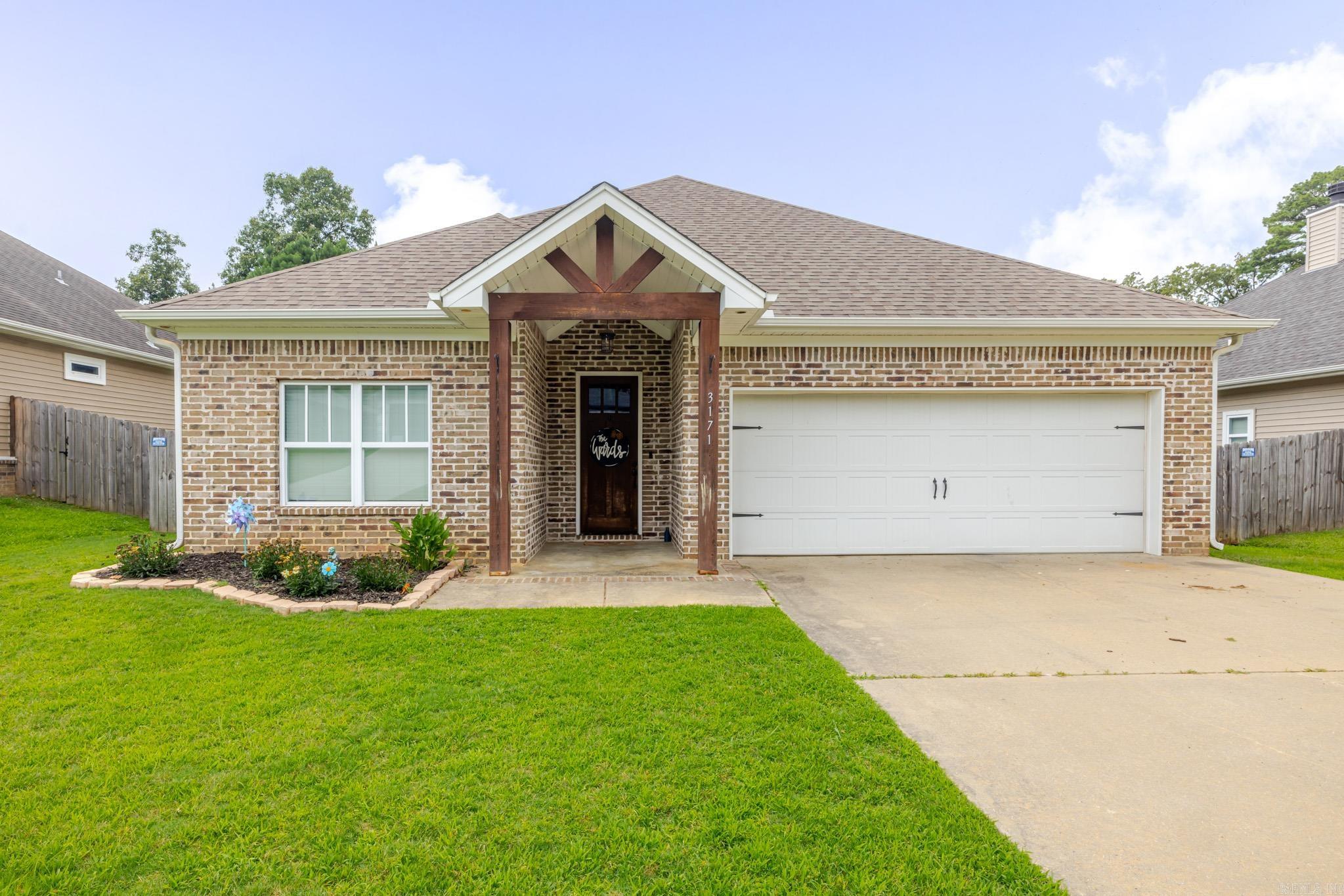 Move-in ready and waiting for its new owners! This 3-bedroom, 2-bath home has a fantastic layout with a great flow and plenty of space to enjoy. You'll love the freshly painted kitchen cabinets and trim that give the home a fresh, updated feel. The water heater was replaced in 2025, and the ADT security system is already in place for added peace of mind. Step outside to a covered patio overlooking the fully fenced backyard—perfect for grilling, kids, pets, or simply relaxing after a long day. If you're looking for a home that's been well cared for and is ready for you to move right in, this is it!