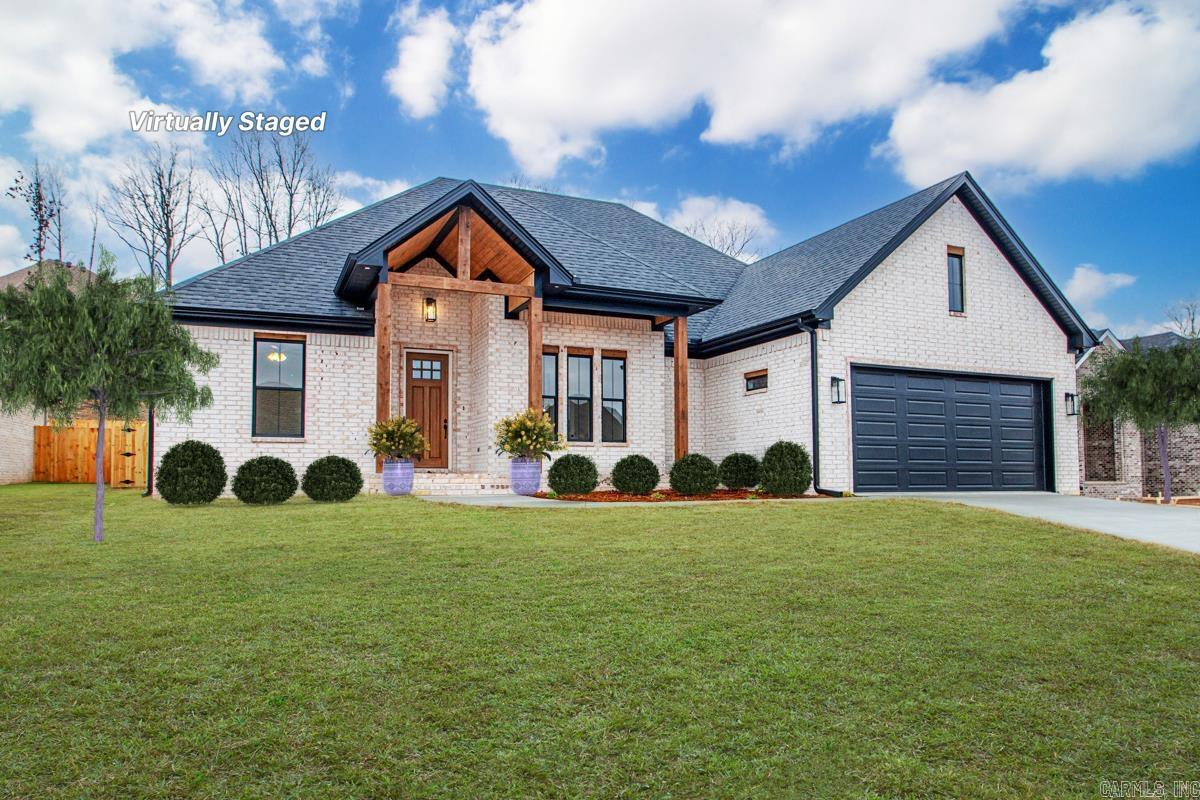 Welcome home! This is a very pretty one!! Check out the attention to detail & quality!! WOW! You're going to fall! Open floor plan! OFFICE too! Tall ceilings!  Kitchen is Wonderful! So many cabinets and drawers & a pantry to get lost in!! Literally! Soooo much counter space! Plenty of room for all the Cooks! Primary bath has walk in shower & large soaking tub! Two separate vanities and an extra spot for pampering! Linen closet! Walk up floored attic! AWESOME!!! Large covered porch!! Gas grill hook up and tv hookup! Come see today! Fence is up! Blinds are in! Walk up attic! Ready to  be called home! Culvert at the top of the back yard and french drains already installed! See agent remarks!!