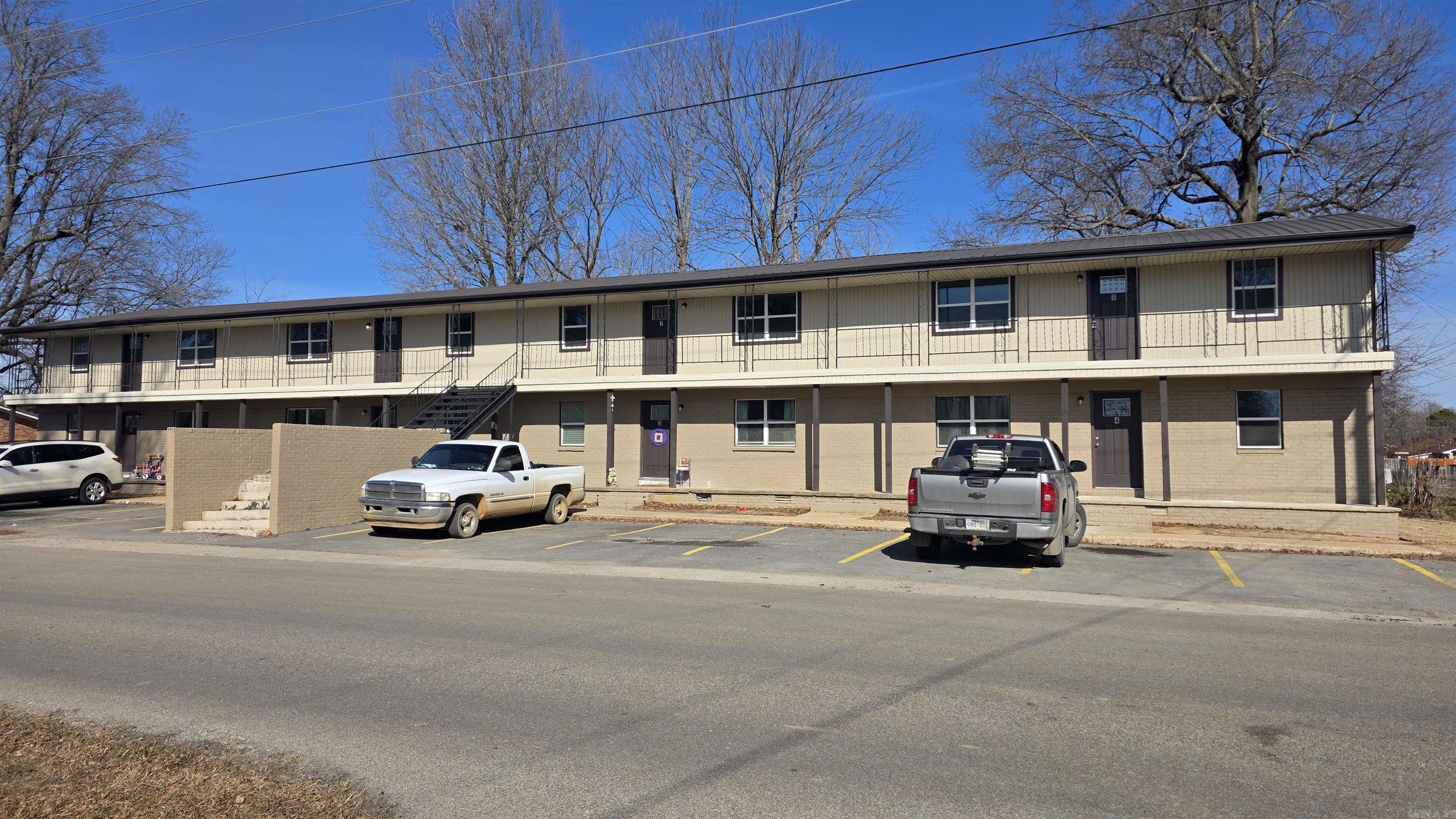 Welcome to a new investment opportunity! This apartment complex has eight 2 bedroom, 1 bath newly remodeled units within the last year! Units were finished in 2025, so income is reflective of that. Potential gross rents of $6,400/month. Income and expenses were for last year and only reflect what came in and out of management company and does not include mortgage, insurance or taxes. New subfloors, joists, king beam, flooring, completely re-wired and brought up to code, new firewalls, plumbing, appliances, cabinets, along with 5 HVAC units were replaced. Painted exterior, new metal roof and new asphalt round out the upgrades to this great portfolio! Call your favorite agent today!