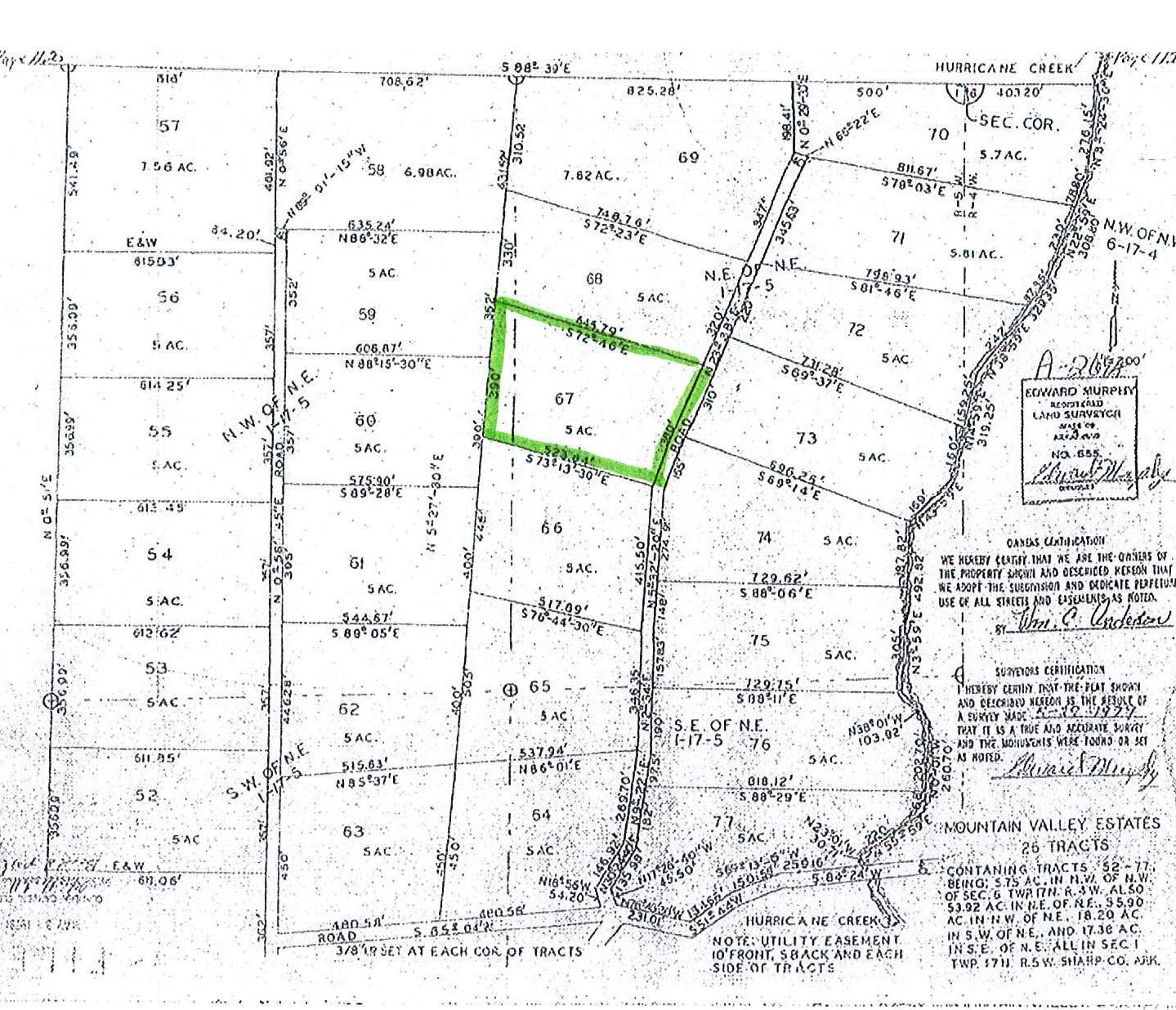 Mountain Valley Estates - Land
