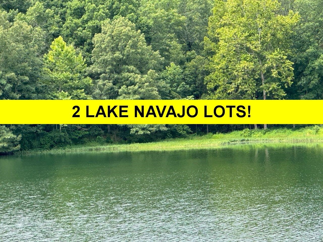 LAKE NAVAJO LOTS! Lake Navajo is a quiet & peaceful fishing lake-a no wake lake-great for kayaking, paddle boarding, canoeing, swimming….These two combined lake lots offer great privacy-are wooded and offered at very affordable price of $29,500. Water & electric are available. Close to South entrance of Cherokee Village. Listing #2411 Measurements per arcodata