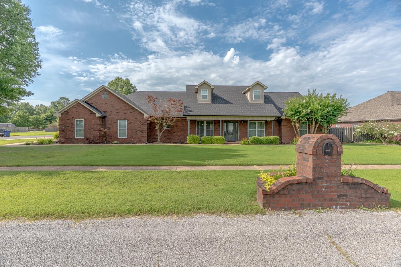 Welcome to Market 401 Penny Dr located in the Gosnell School District. This 4/2.5, 3,000 sq ft one-story home, built in 2007, offers quality features throughout. The home and shop each have a roof that is less than a year old, new gutters and a storm shelter located in the garage. Inside, you’ll find newer vinyl/carpet, dimmable lighting, and a large living area featuring crown molding, a wood-burning fireplace, and wiring for surround sound. The home is equipped with two HVAC units, two water heaters, and a generac generator for added convenience. The kitchen features a large island with abundant storage, eat-in dining space, and a separate formal dining area. Appliances include a gas stove, along with a refrigerator and dishwasher that are less than 3 years old, plus a garbage disposal. The laundry room includes a sink and cabinetry for added functionality. The primary suite offers a jacuzzi tub, walk-in tile shower, and dual vanities, with new toilets in each bathroom. Step outside to a fully fenced backyard that includes 3 gates, French drains near the patio, and a saltwater pool with a liner less than 3 years old, a new pump and salt cell.  Call today to schedule your tour!