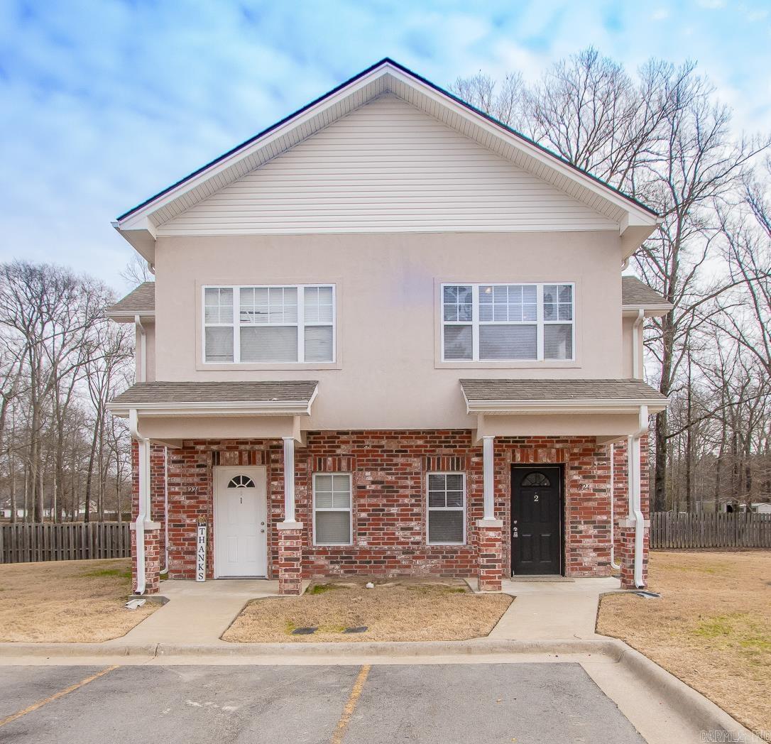 Super cute newly remodeled duplex in Bryant! New flooring and paint throughout. Beautiful granite countertops. Large windows throughout that let in plenty of natural light. Covered back patio area that is perfect for enjoying days outside. COMES WITH ALL APPLIANCES!! The lease for this property is for 18 months and income has to be three times the amount of rent.  Note that this unit is currently being renovated to look like the unit shown.  Disclaimer- Please Note:  1. Due to multiple apartments available for rent, photos may differ from the available apartments. Please contact the Leasing agent to arrange a showing of available apartments.  2. All apartments are the same layout and finish, some have Granite countertops and some do not. Some have white and some black appliances.  The lease for this property is for 18 months and income has to be three times the amount of rent.