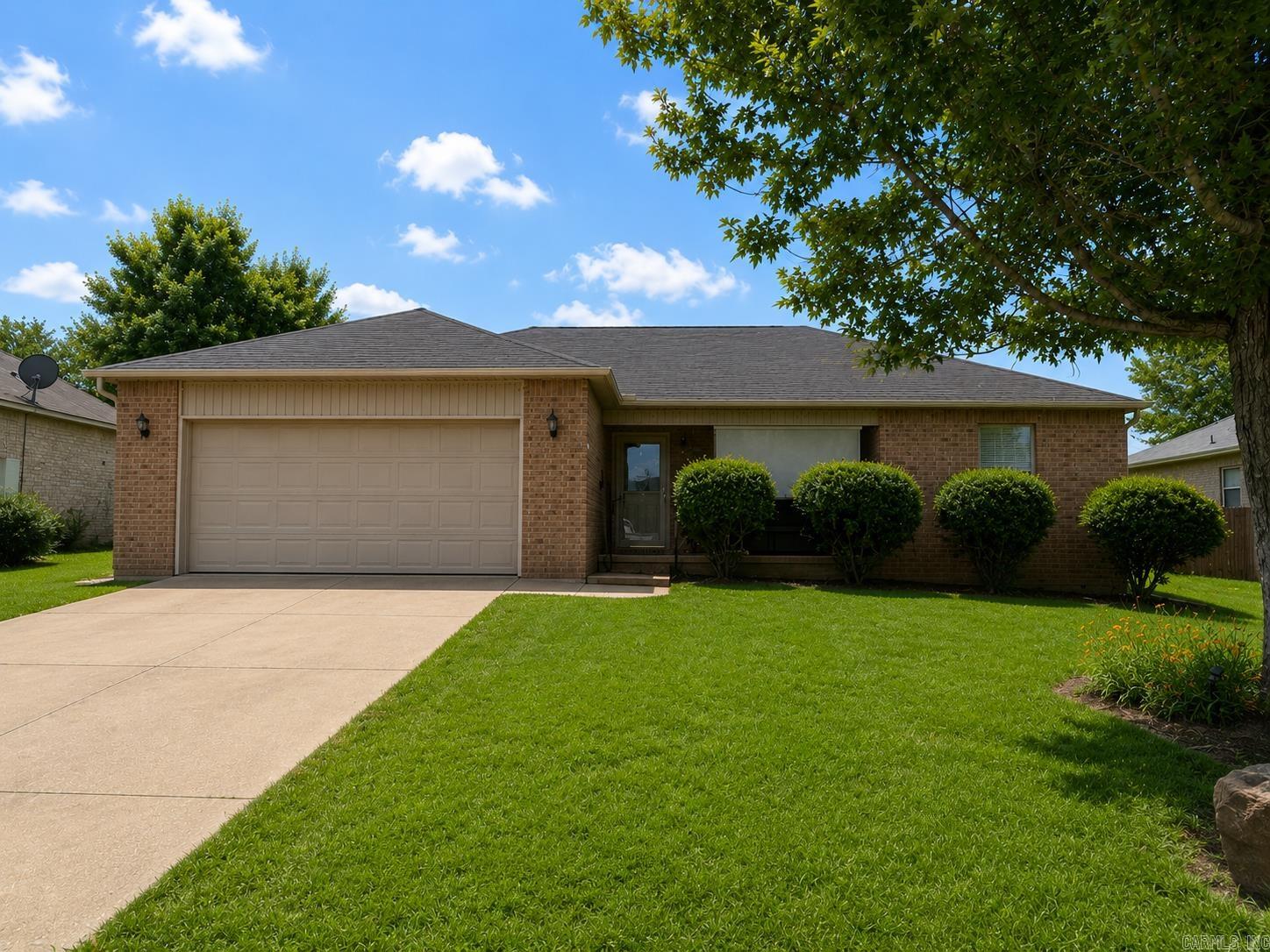 Welcome home to this charming 3-bedroom, 2-bathroom home in the heart of Heber Springs! Offering 1,205 square feet of comfortable living space, this property combines convenience, functionality, and outdoor enjoyment. Situated on a manageable 0.20-acre lot, this home features a spacious 2-car garage, a fully fenced backyard perfect for pets or play, and a relaxing back patio area ideal for grilling, entertaining, or enjoying quiet evenings outdoors. Inside, you’ll find a practical layout with comfortable bedrooms, two full bathrooms, and inviting living spaces designed for everyday living. Conveniently located just minutes from Greers Ferry Lake and close to shopping, restaurants, schools, and all that Heber Springs has to offer, this property provides the perfect balance of lake-area living and in-town convenience. Whether you’re looking for a primary residence, a weekend getaway, or an investment opportunity, this move-in-ready home is one you won’t want to miss!